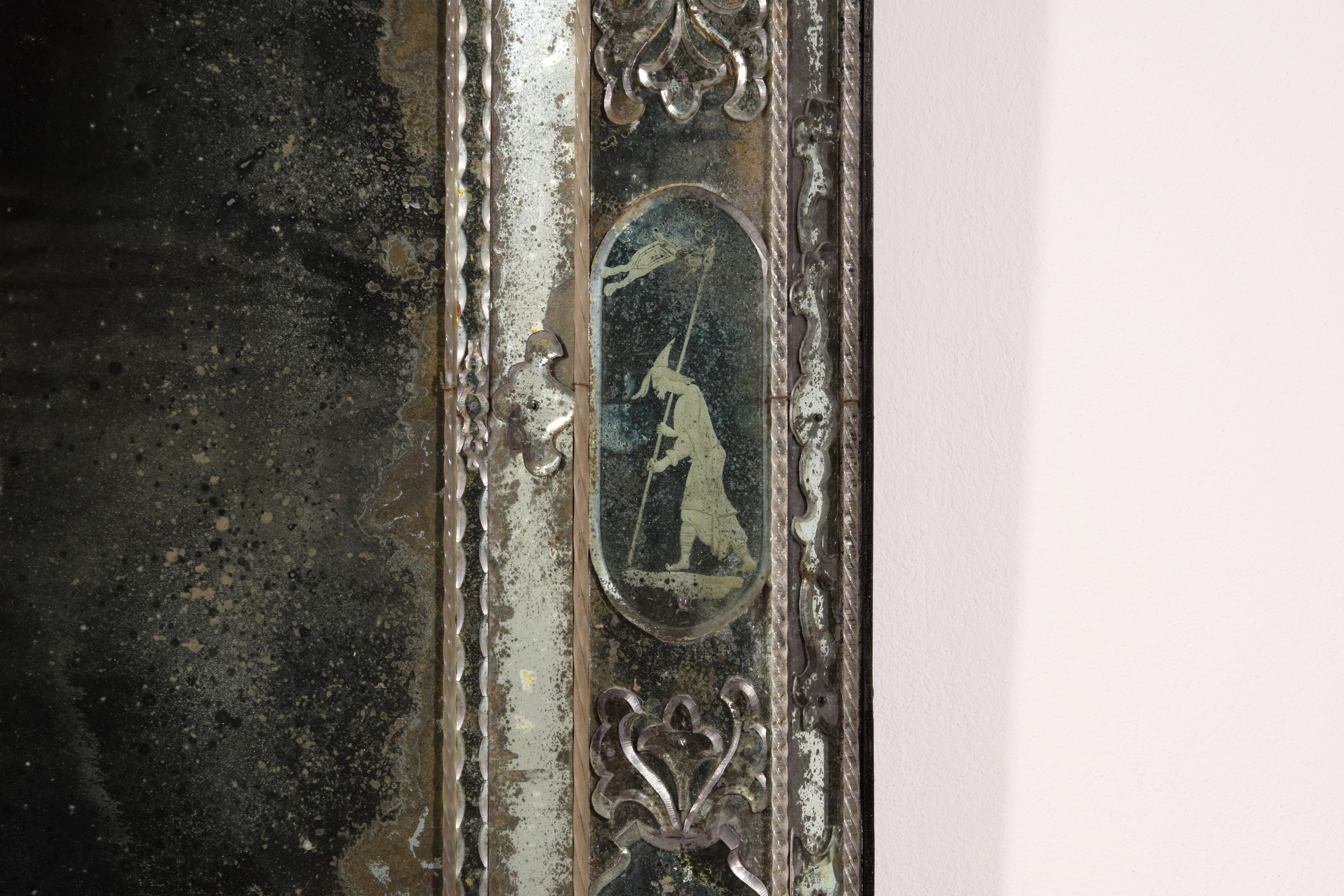 20th century, Venetian Mirror For Sale 7