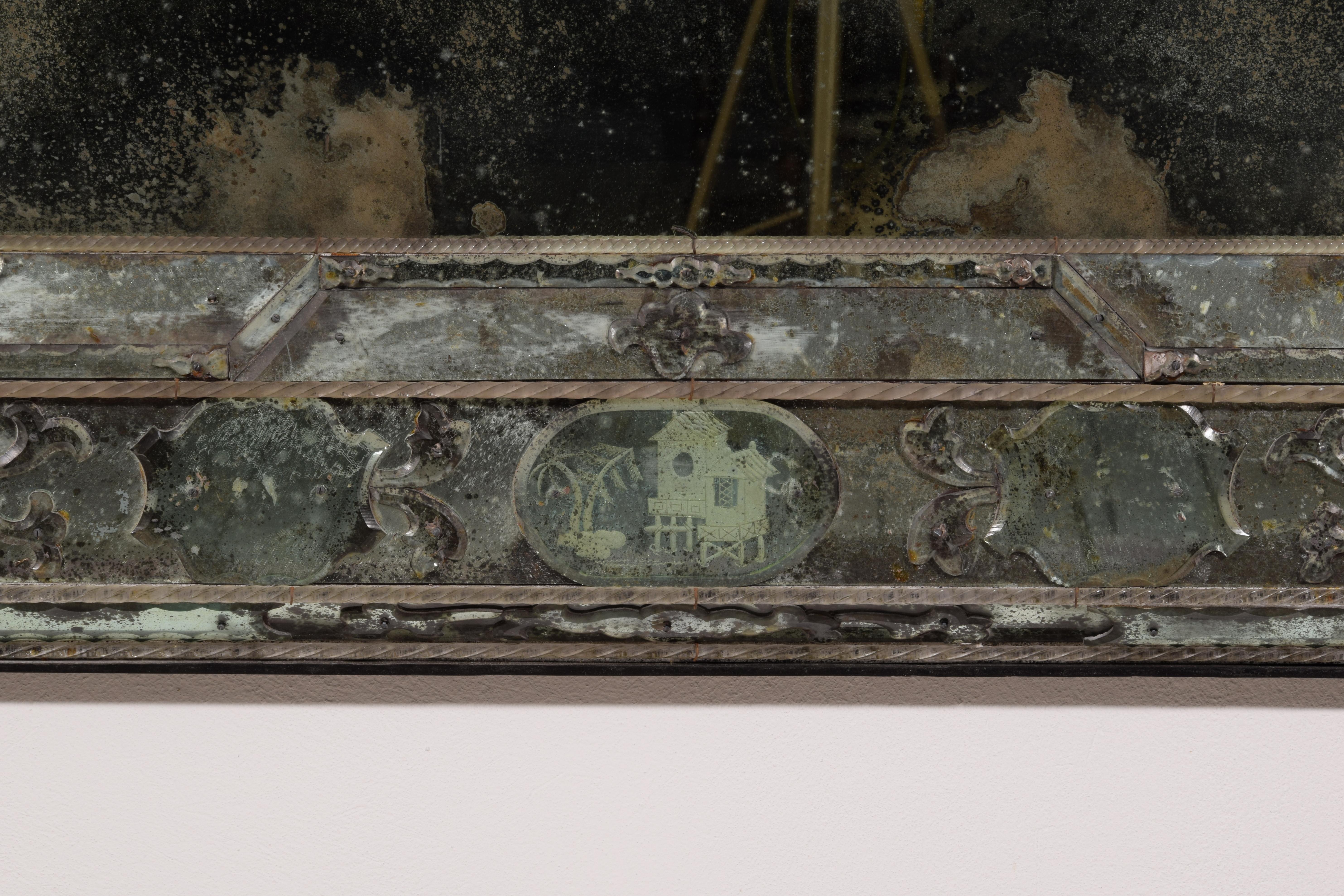 20th century, Venetian Mirror For Sale 11