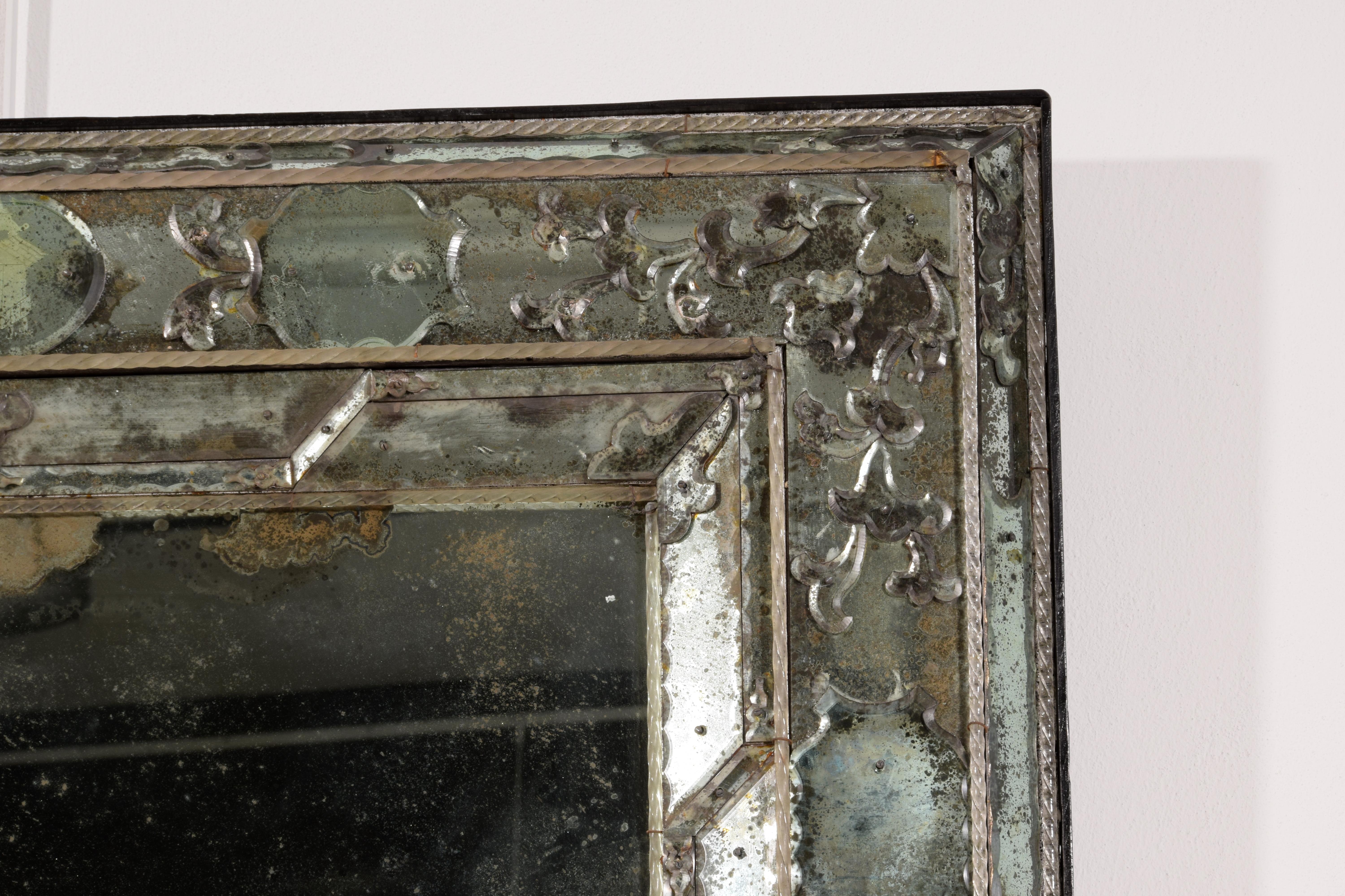 20th century, Venetian Mirror For Sale 12
