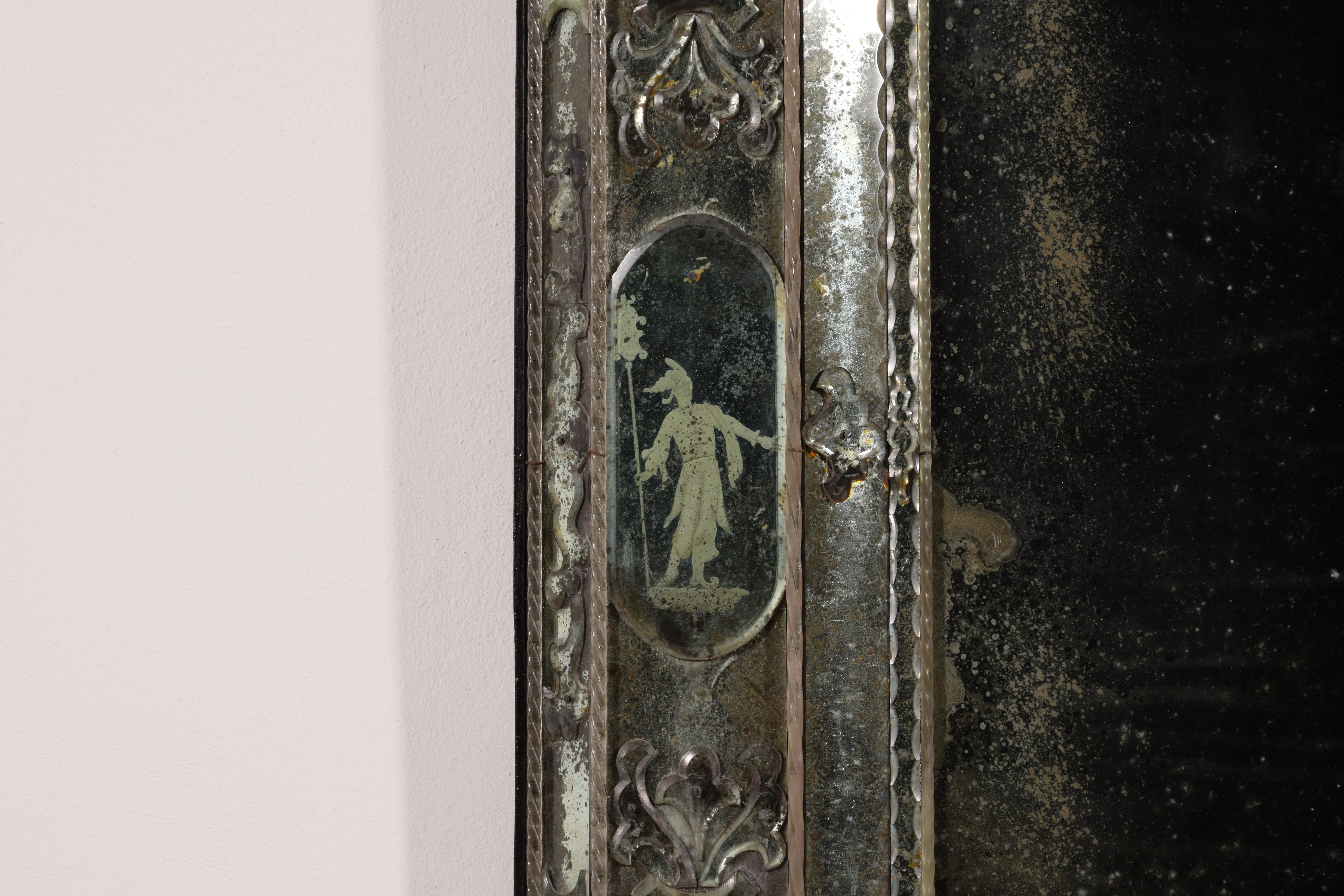 20. Jahrhundert, Venezianischer Spiegel im Angebot 15