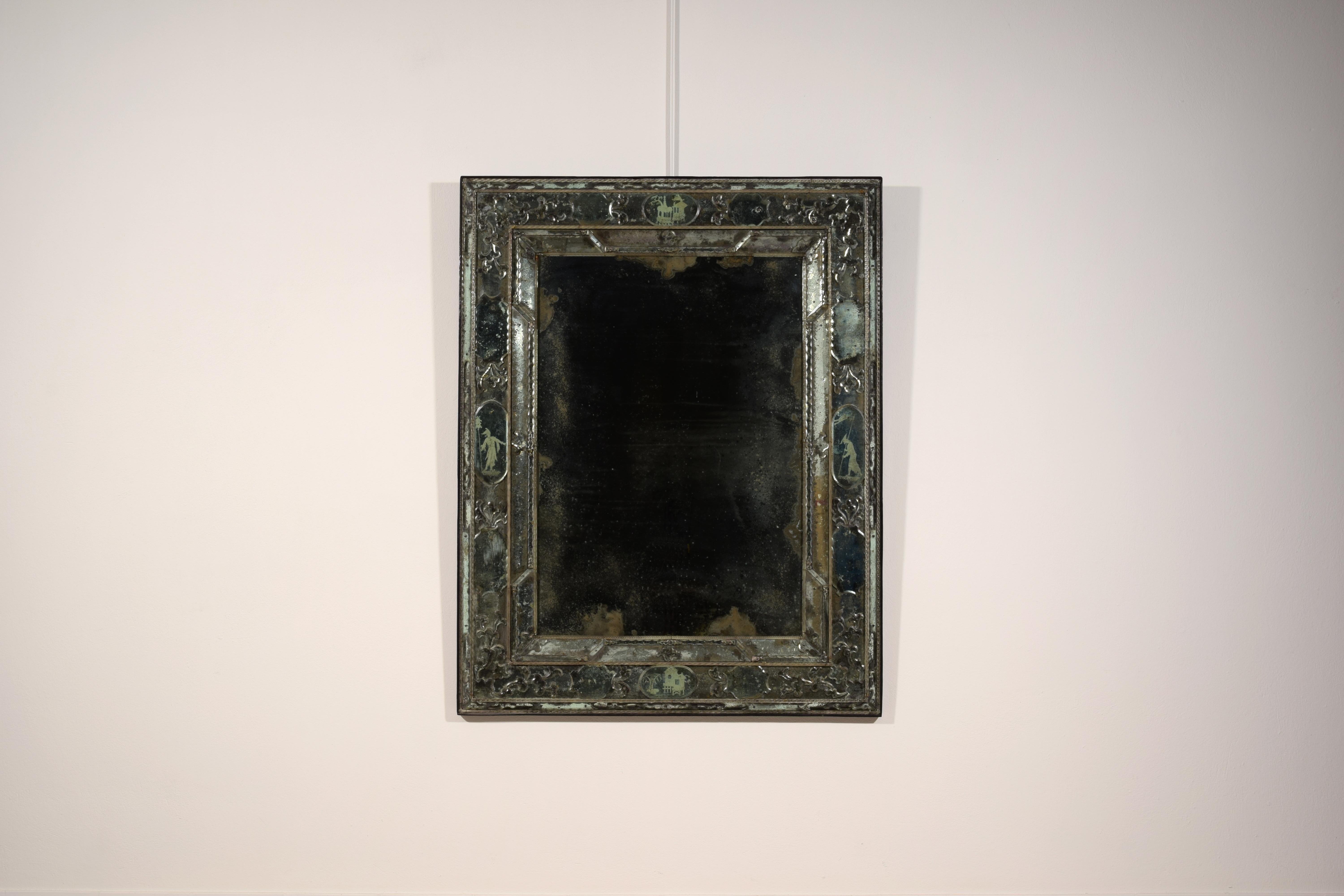 20th century, Venetian Mirror For Sale 15