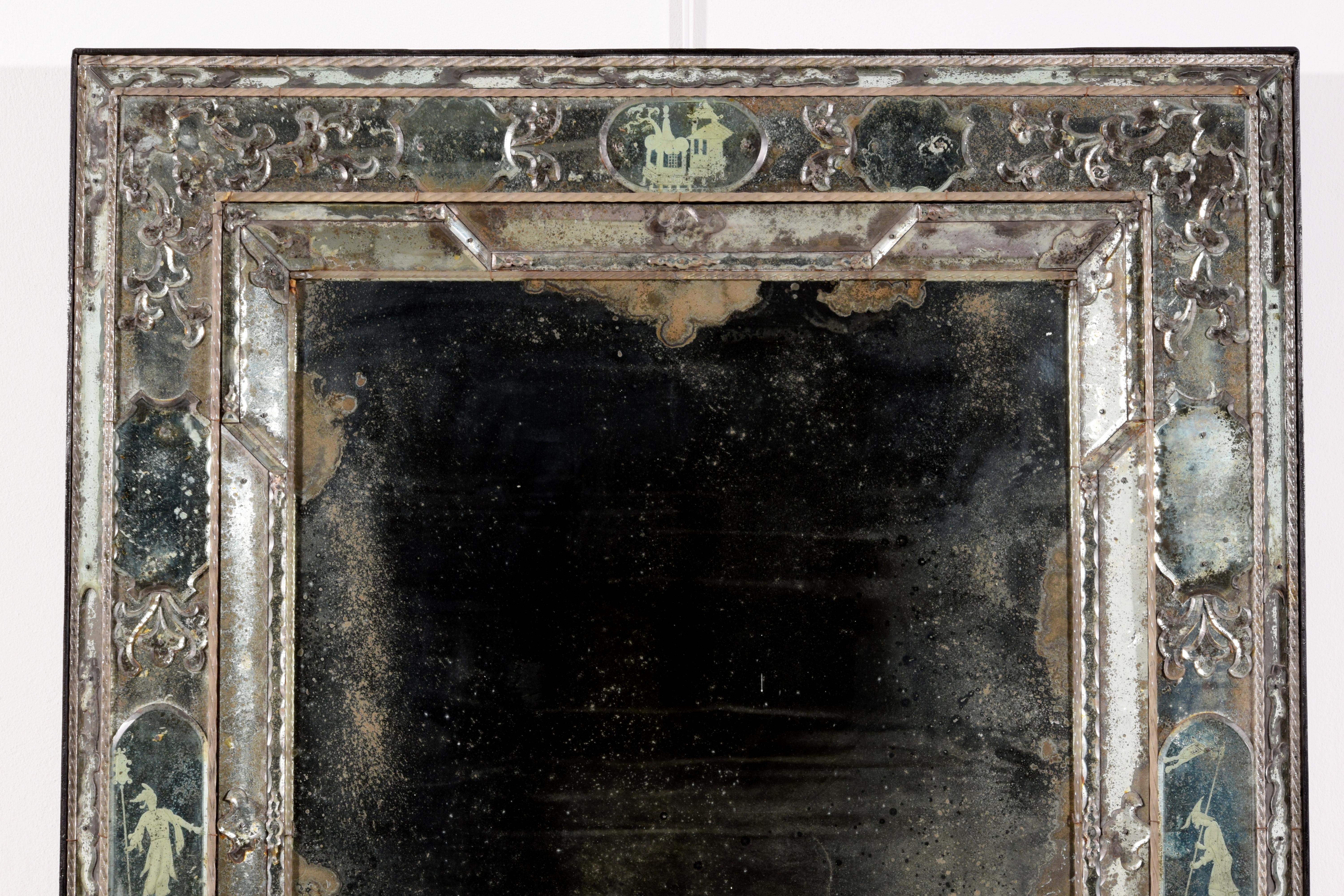20. Jahrhundert, Venezianischer Spiegel im Angebot 3