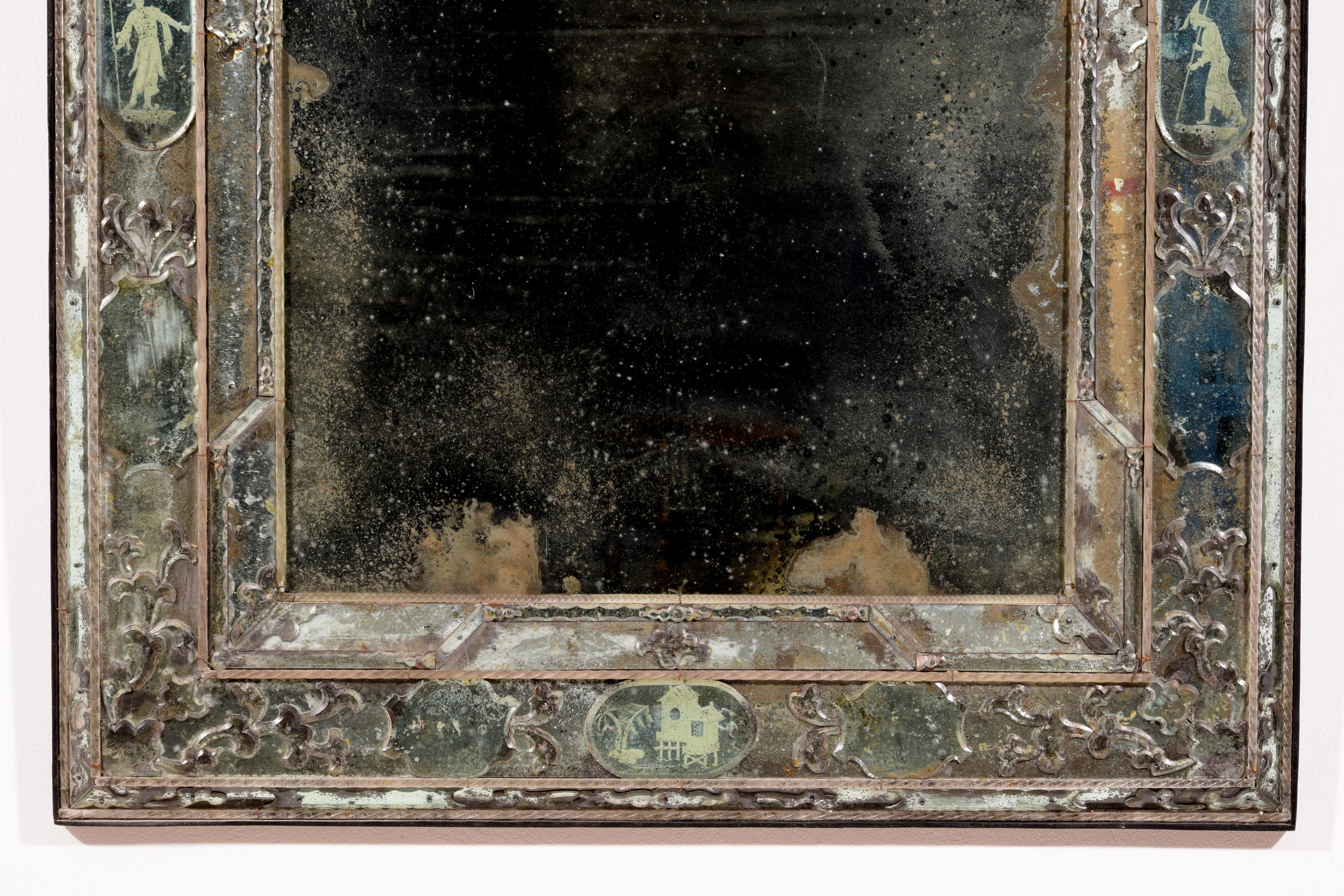 20. Jahrhundert, Venezianischer Spiegel im Angebot 4
