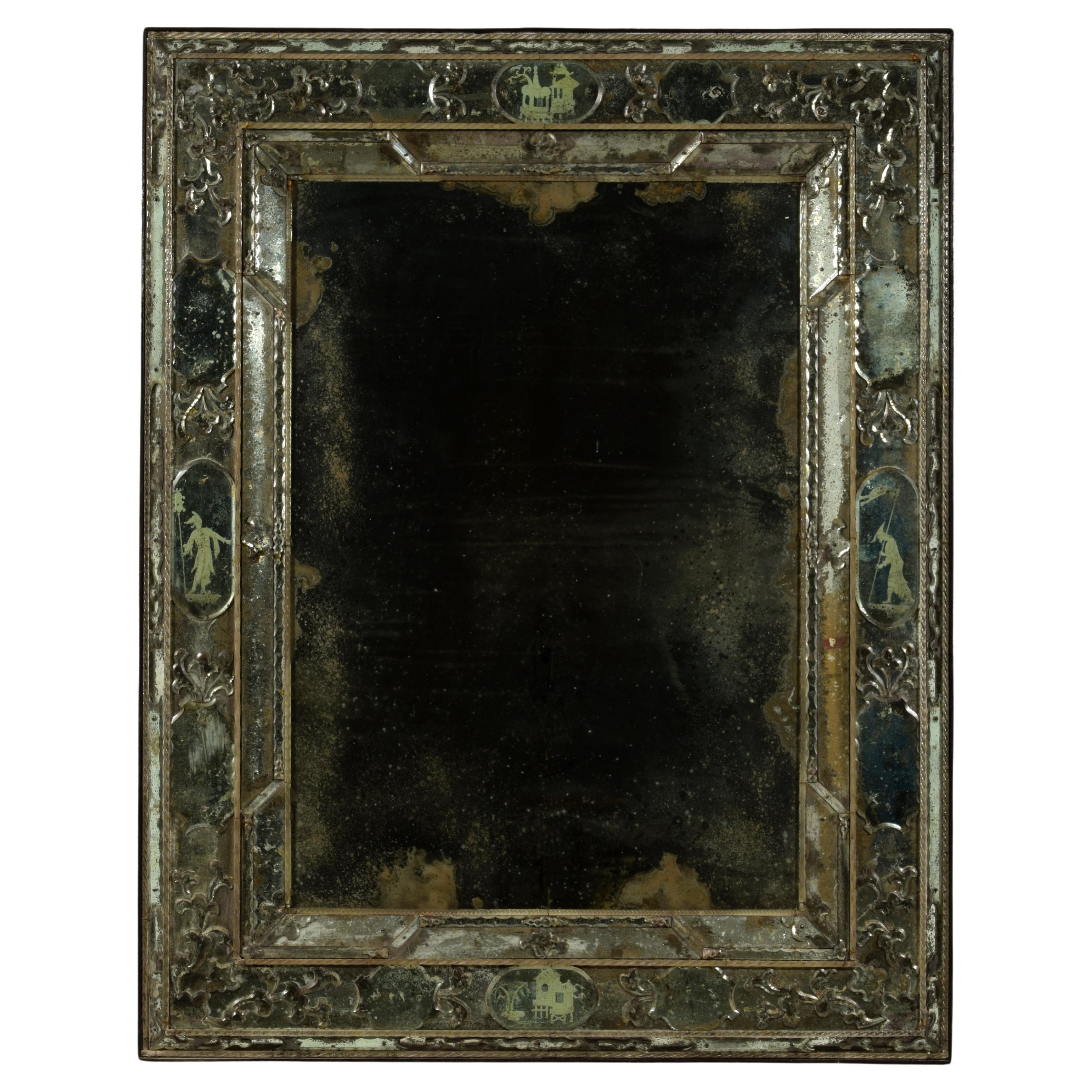 20th century, Venetian Mirror For Sale