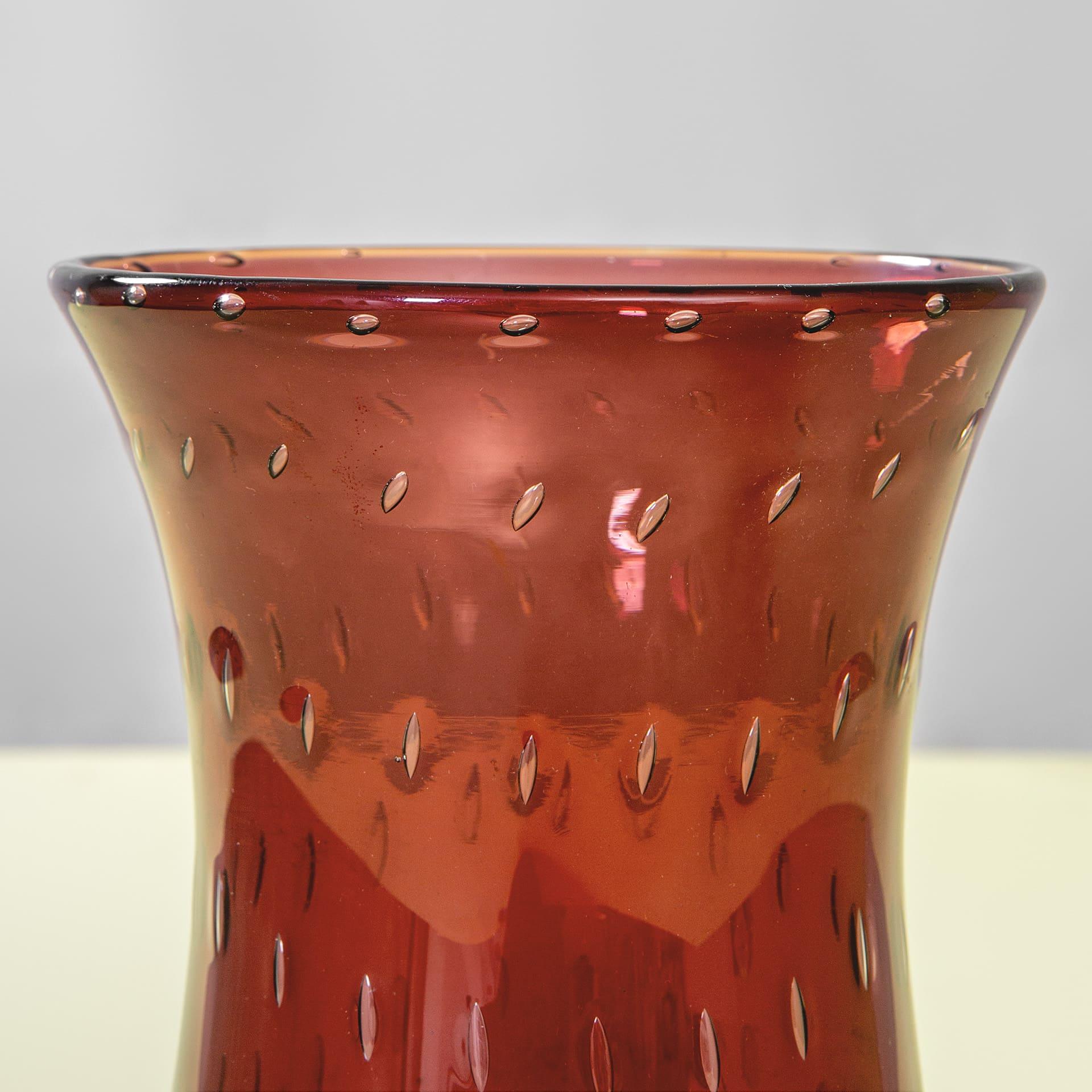 siglo XX, Jarrón de cristal de Murano Venini Italian en venta