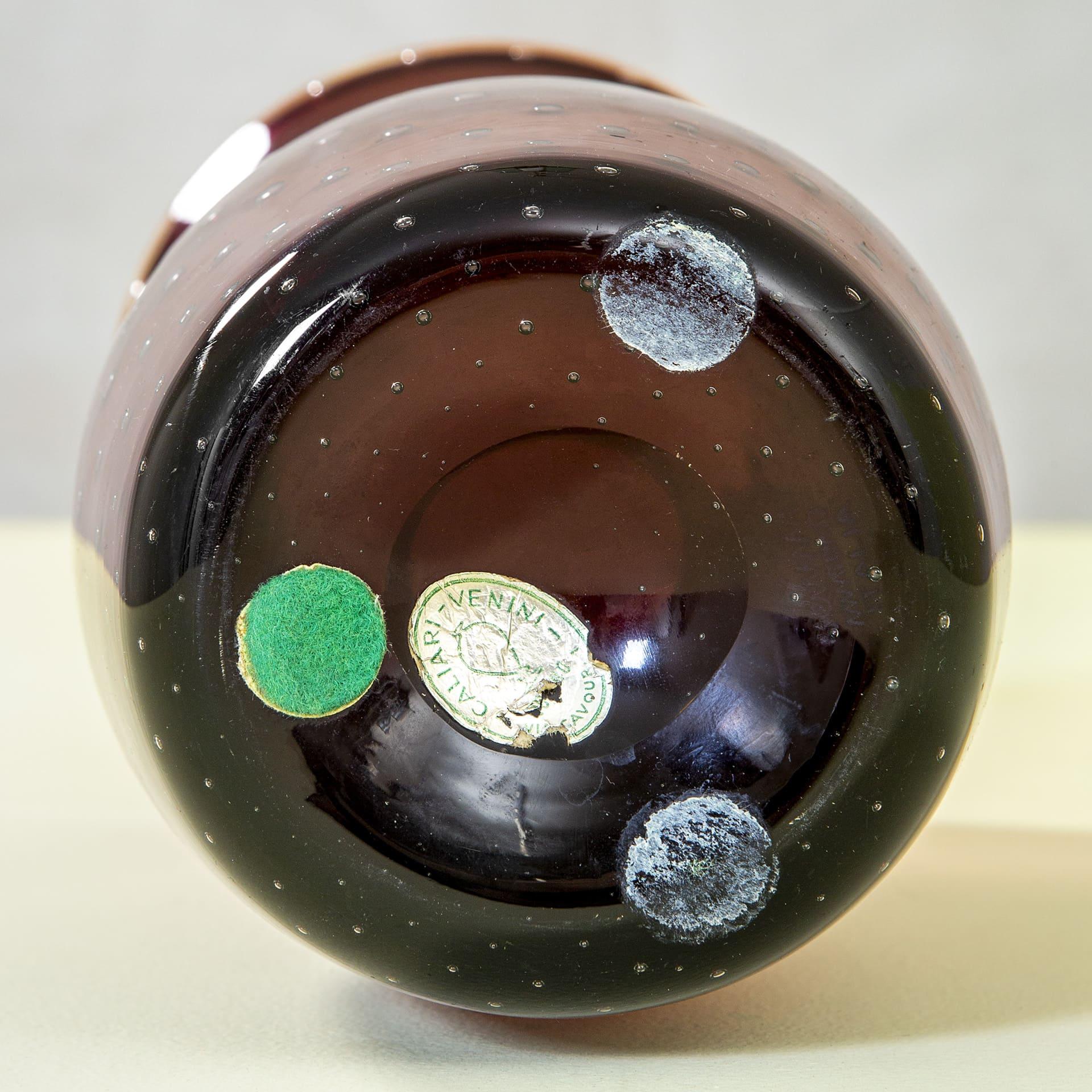 siglo XX, Jarrón de cristal de Murano Venini Cristal de Murano en venta