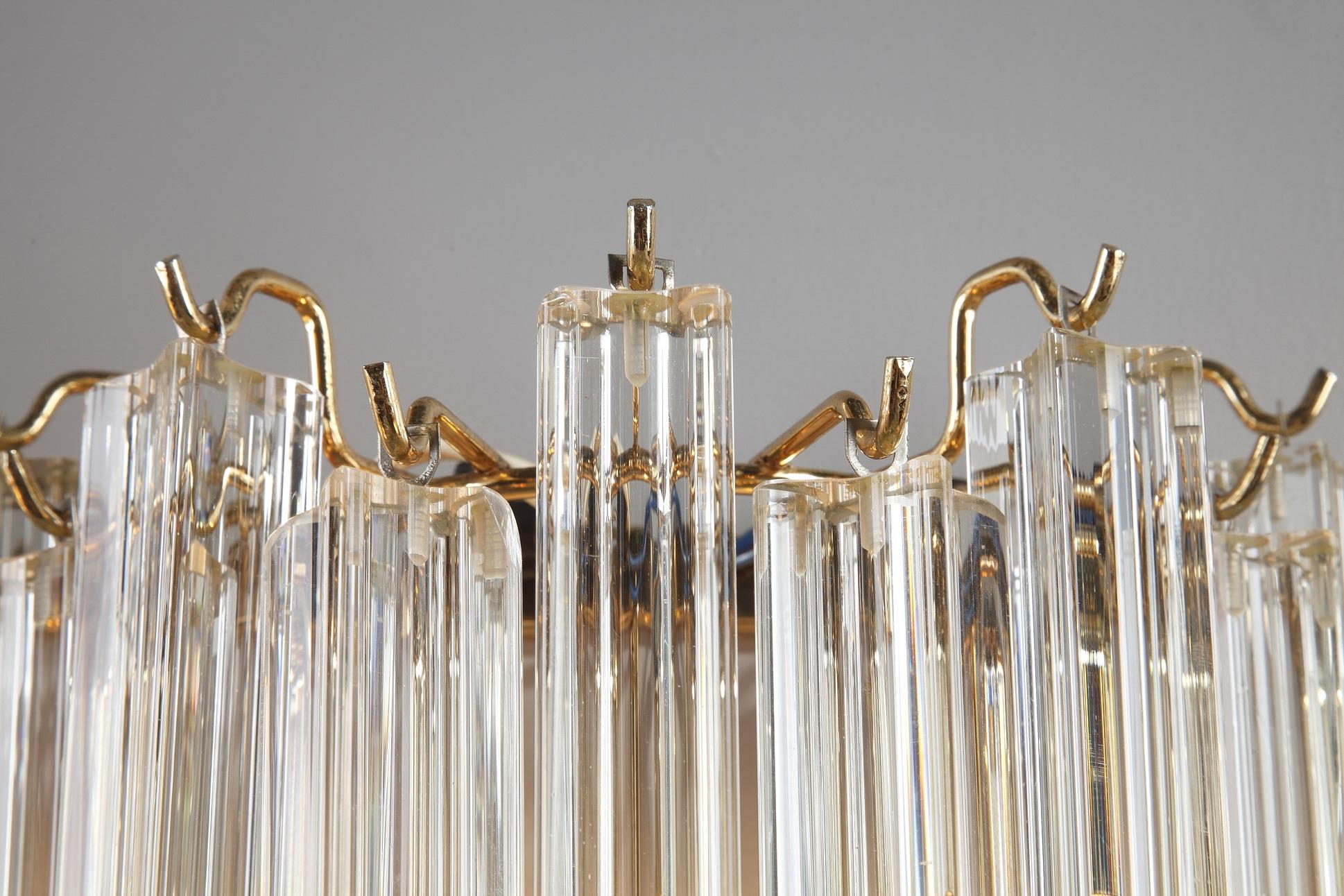 20th Century Venini Wall Lights Sconces in Murano Glass 5