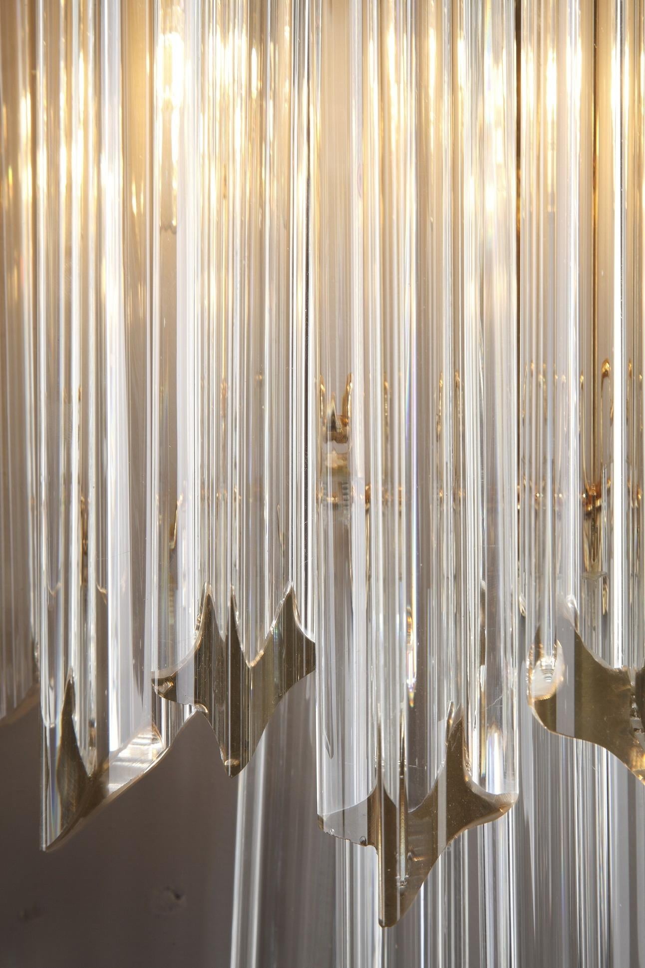 20th Century Venini Wall Lights Sconces in Murano Glass 7