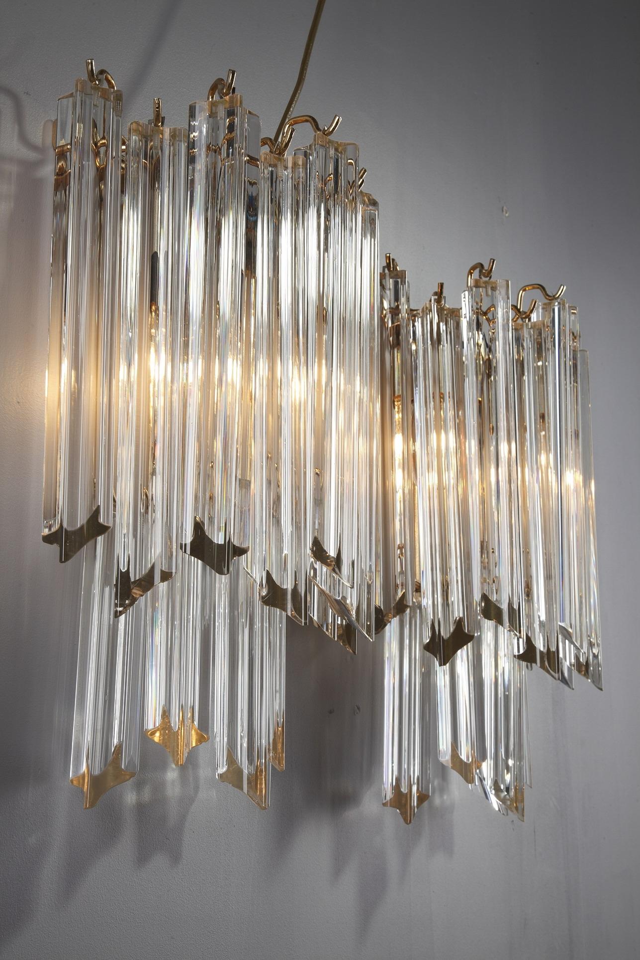 20th Century Venini Wall Lights Sconces in Murano Glass 10