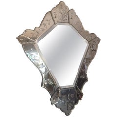 Antique 20th century Venitian Mirror, 1920s