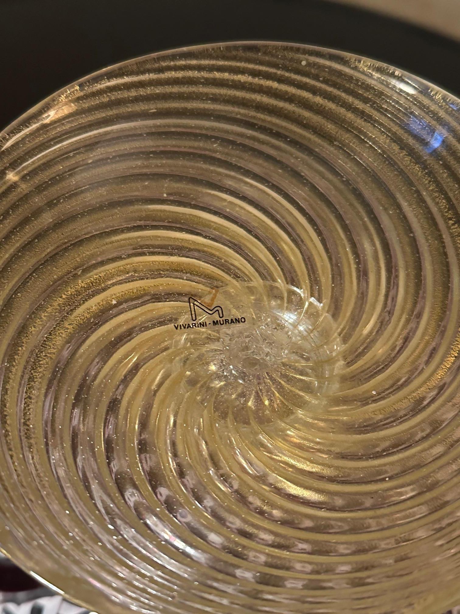 20th century Venitian Murano Glass Bowl, 1950s For Sale 6