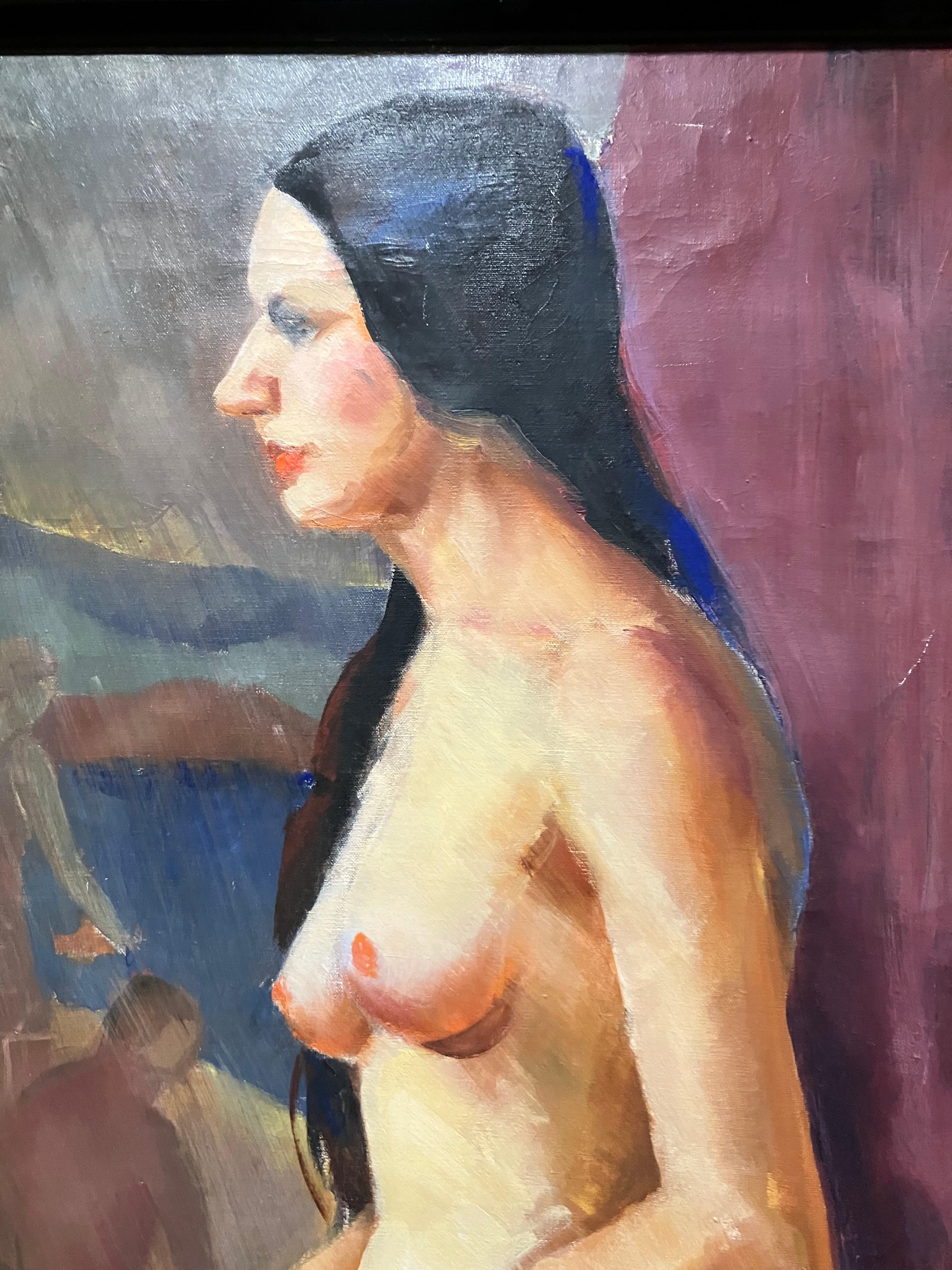 20th Century, Vernon Grimmer, Seated Nude (Moderne) im Angebot