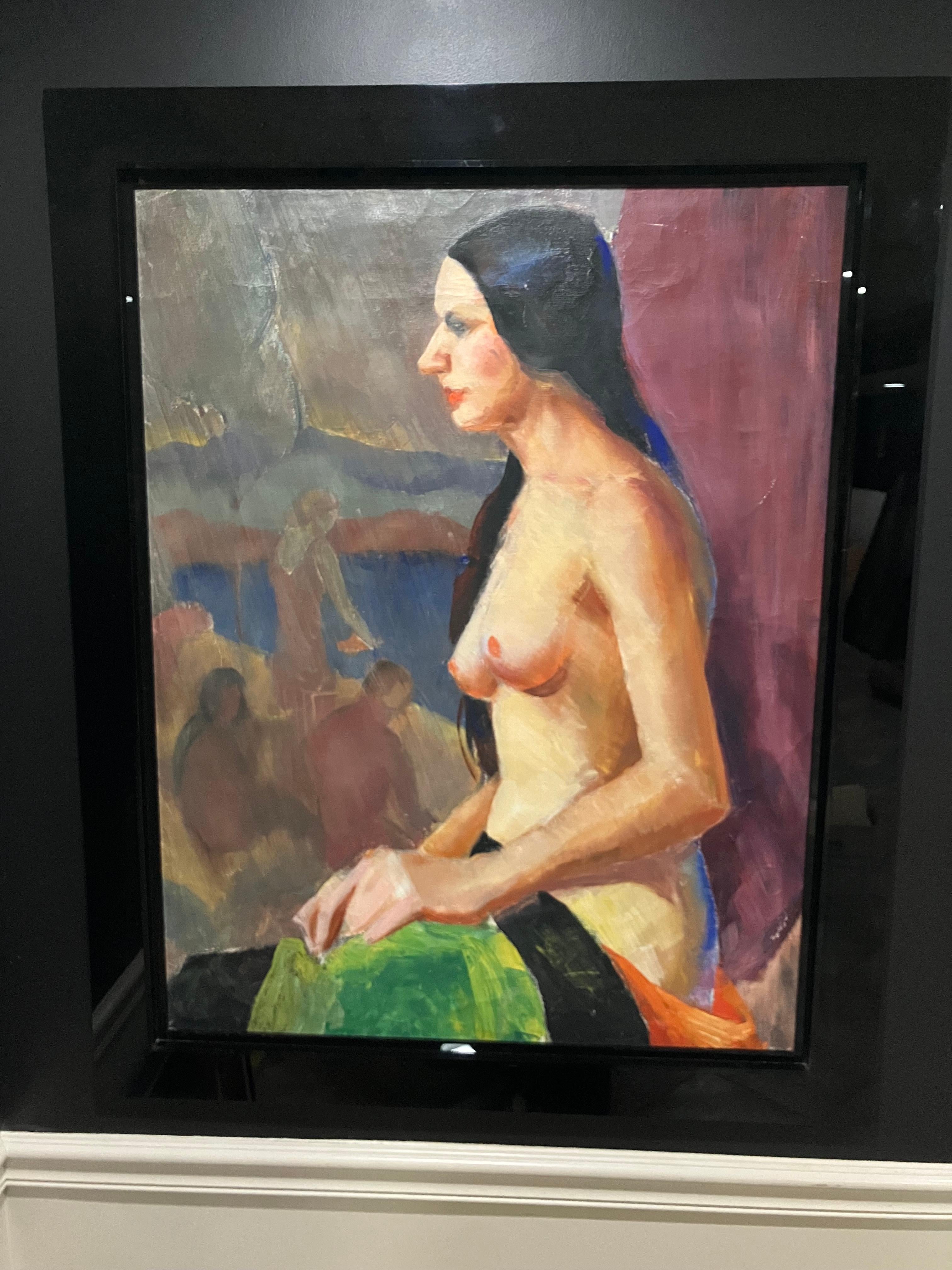 20th Century, Vernon Grimmer, Seated Nude (amerikanisch) im Angebot
