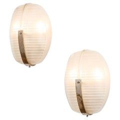 20th Century Vico Magistretti Pair of Appliques Mod. Lambda for Artemide, 60s