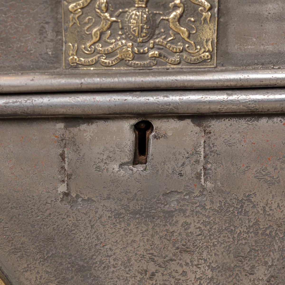 20th Century Victorian Cast Iron Fire Resistant Strong Box, Milner c.1850 8
