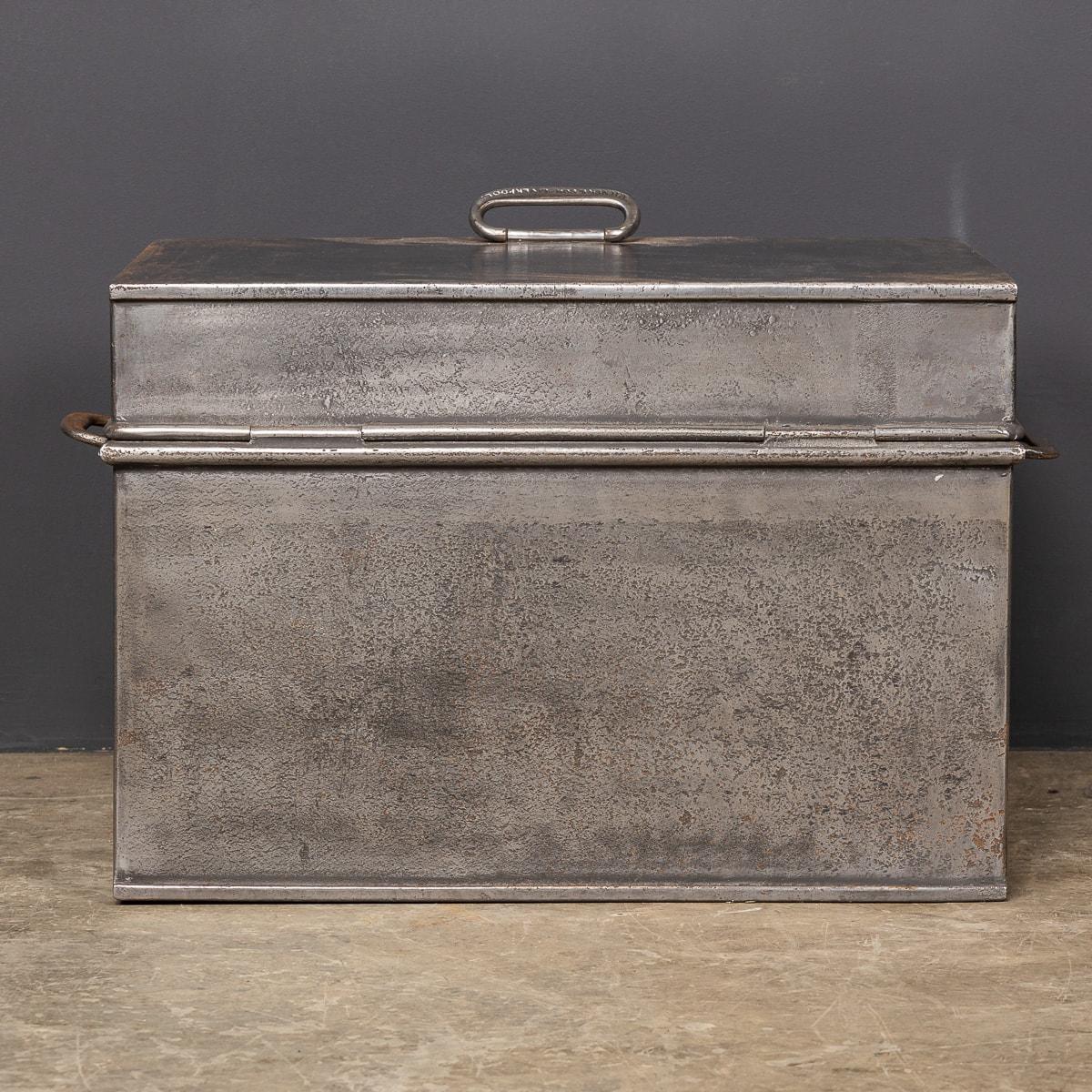 20th Century Victorian Cast Iron Fire Resistant Strong Box, Milner c.1850 In Good Condition In Royal Tunbridge Wells, Kent