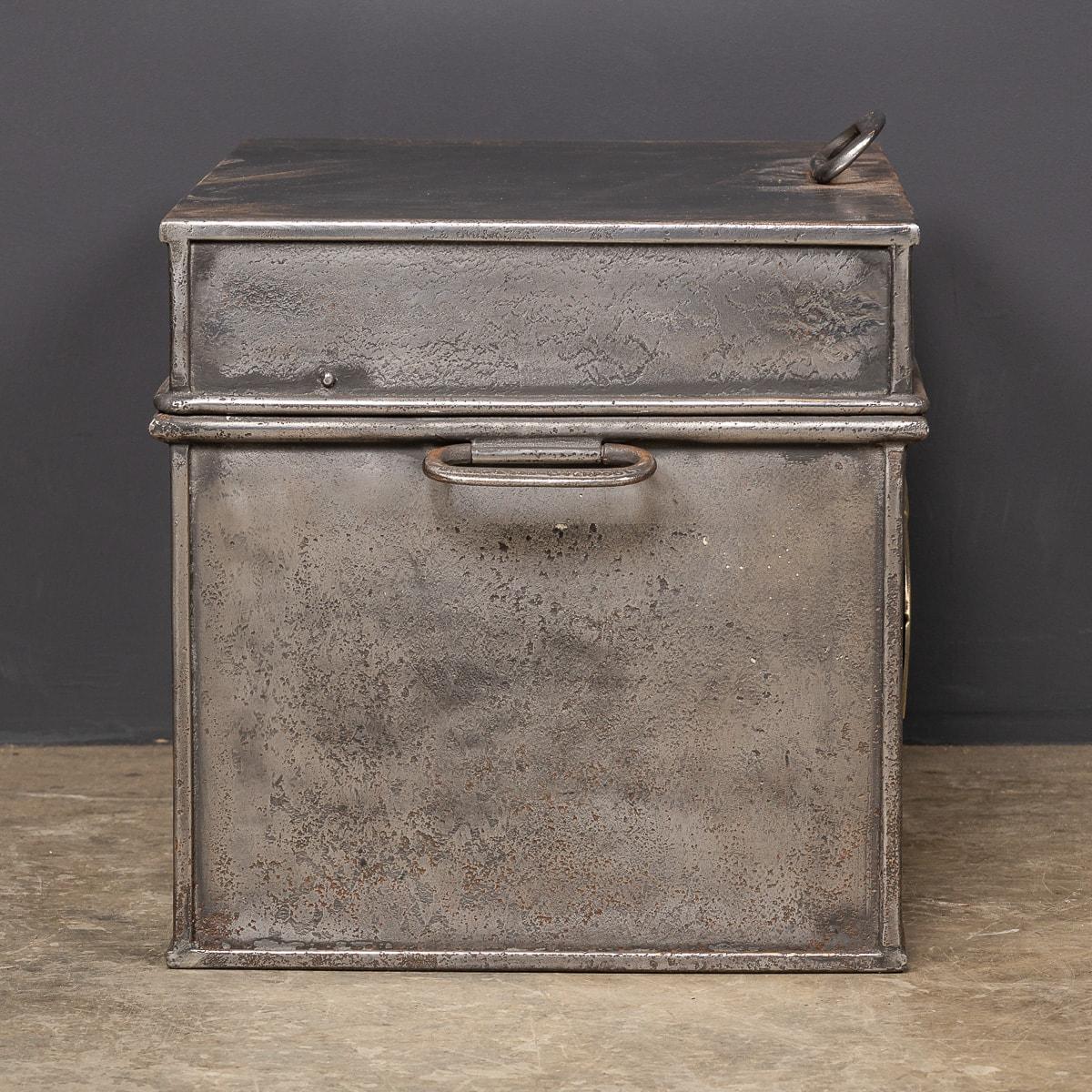 Mid-20th Century 20th Century Victorian Cast Iron Fire Resistant Strong Box, Milner c.1850