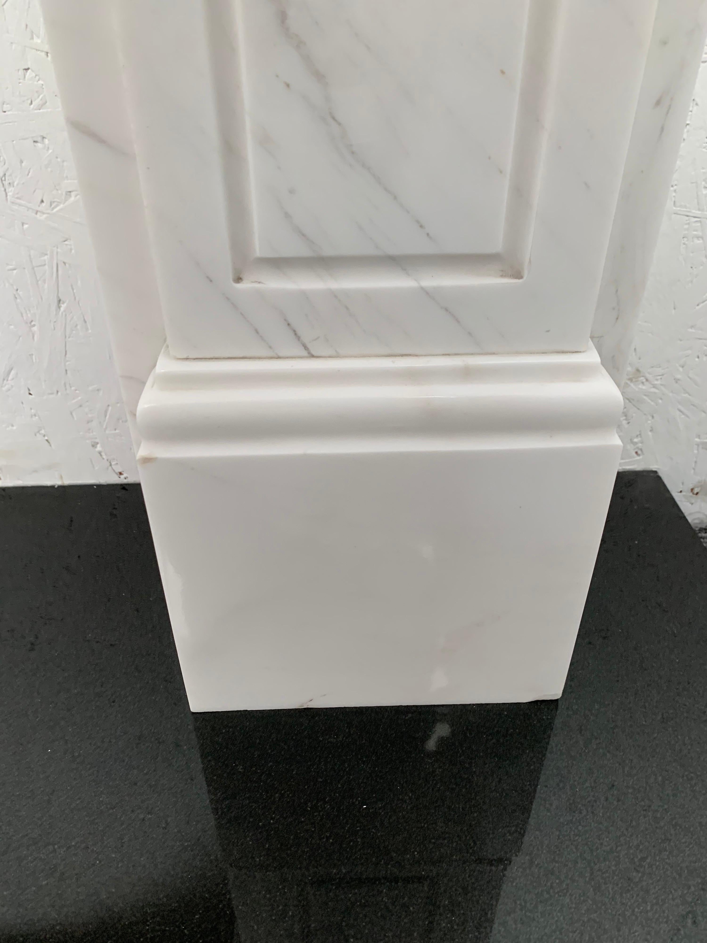 20th Century Victorian Corbel Marble Fireplace  9