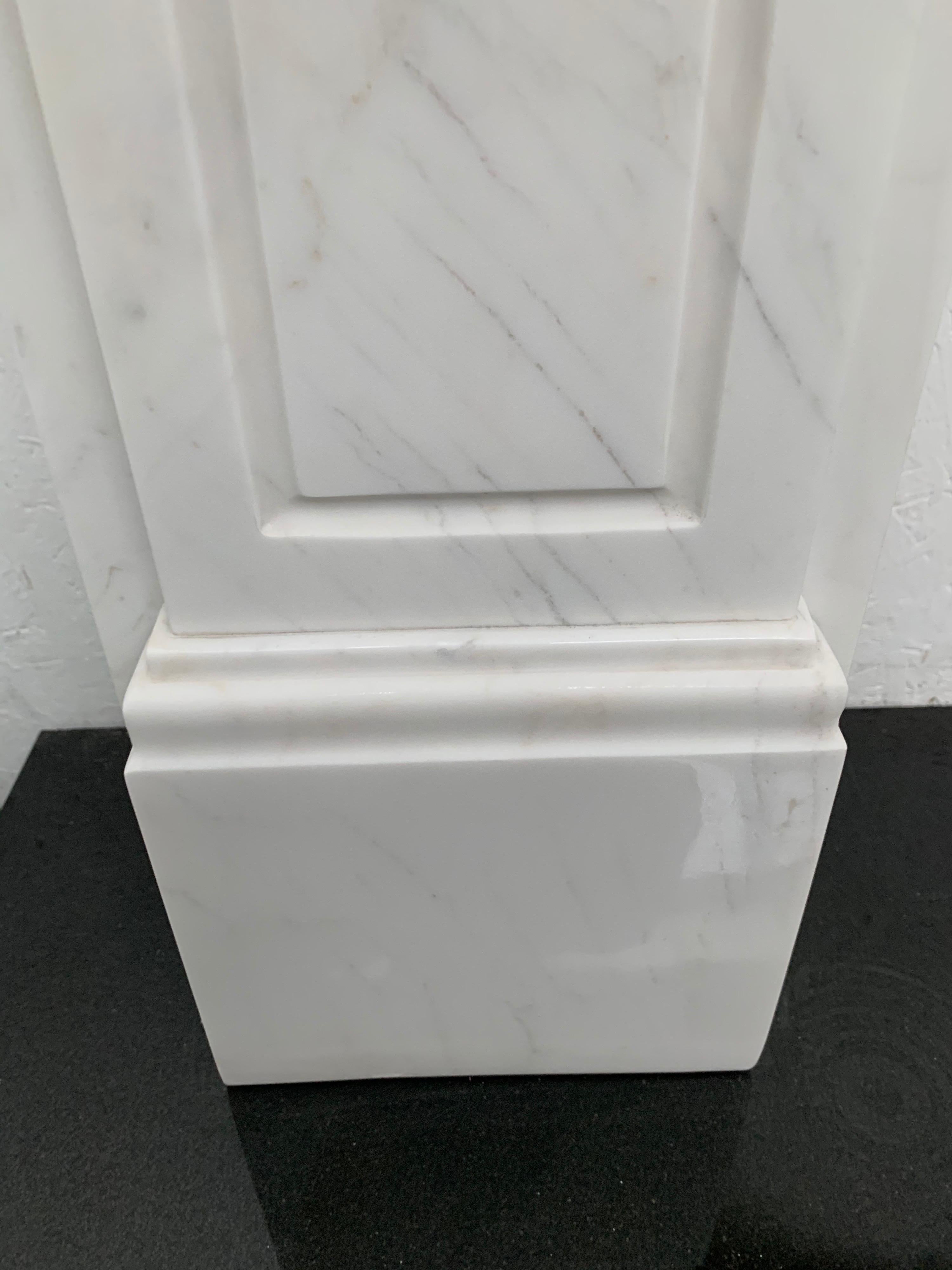 20th Century Victorian Corbel Marble Fireplace  10