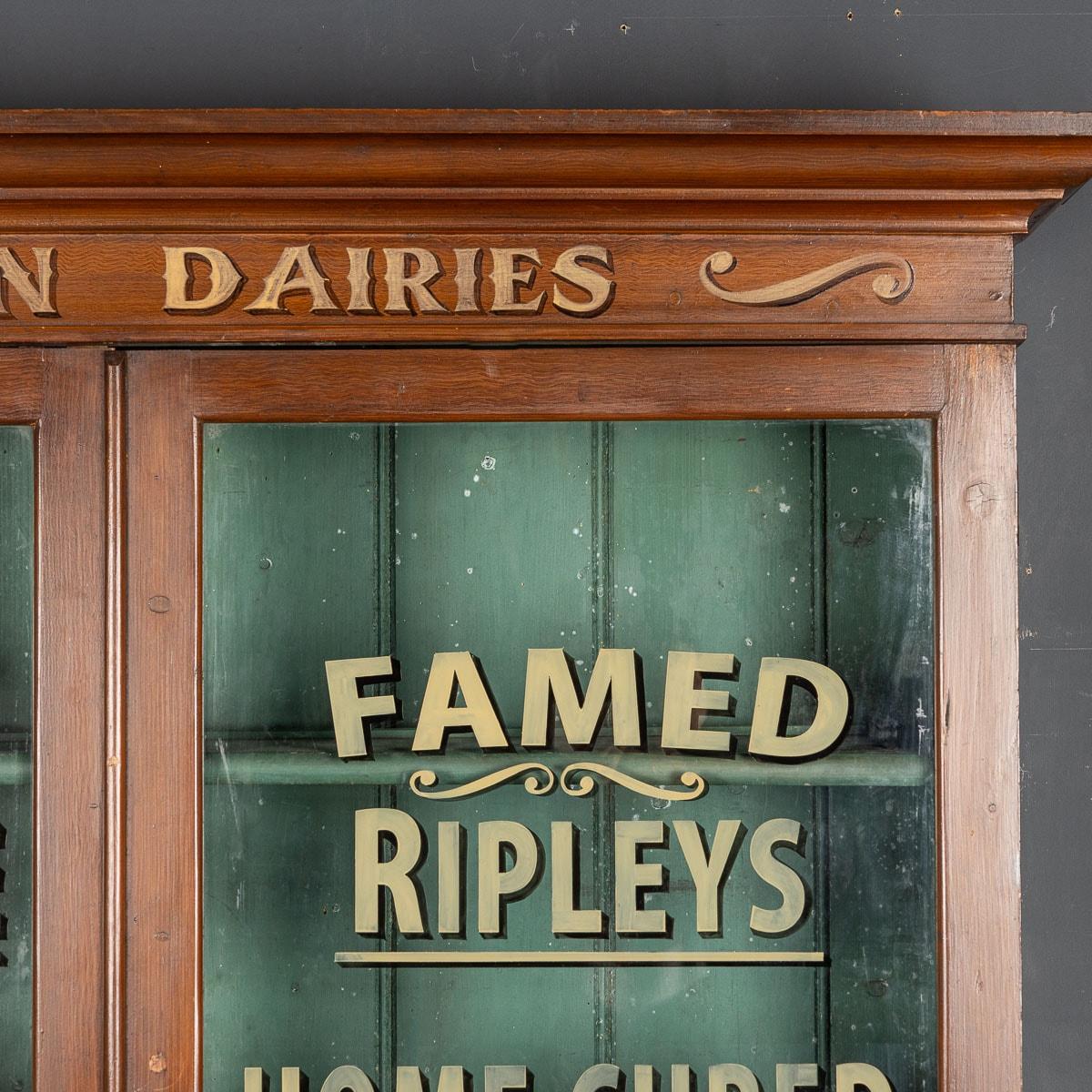20th Century Victorian Mahogany Grocery Store Advertising Cabinet, c.1900 5