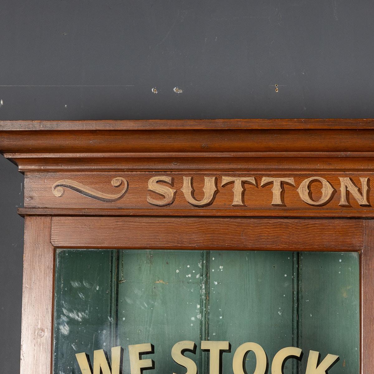 20th Century Victorian Mahogany Grocery Store Advertising Cabinet, c.1900 8