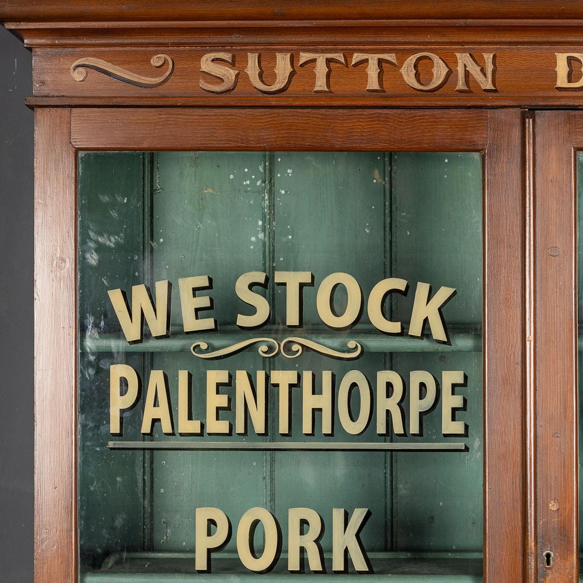 20th Century Victorian Mahogany Grocery Store Advertising Cabinet, c.1900 2