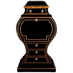 Secreter Lira Biedermeier de Viena Siglo XX