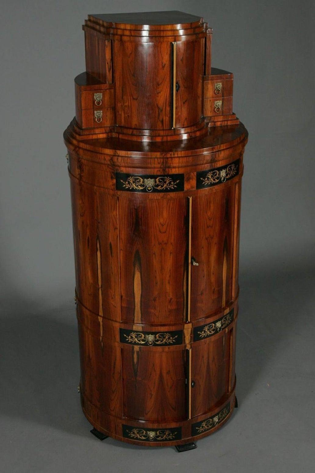 Inlay 20th Century Vienna Biedermeier Style Secretaire For Sale