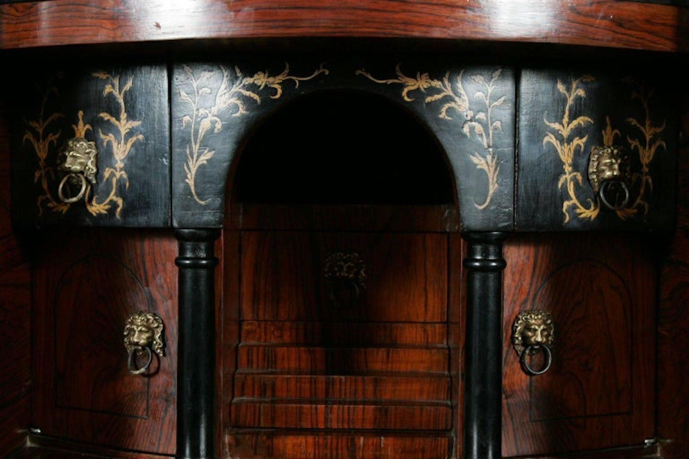 20th Century Vienna Biedermeier Style Secretaire For Sale 1