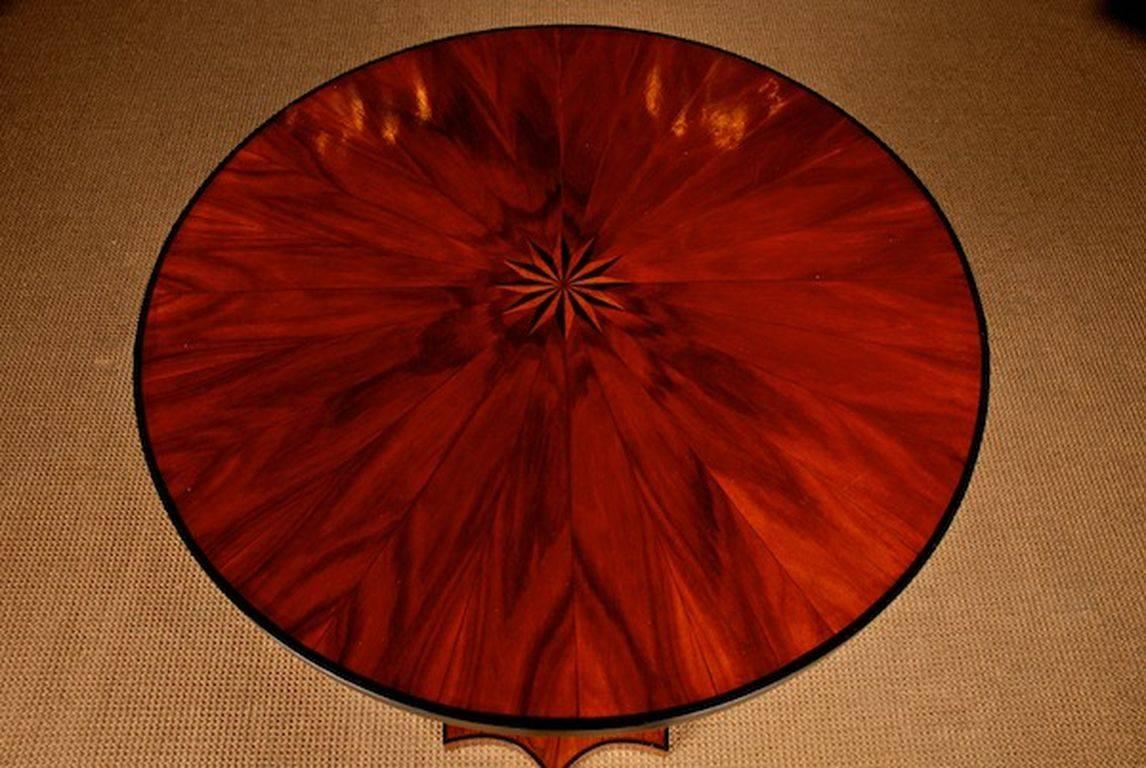 Ebonized 20th Century Vienna Biedermeier Style Side Table