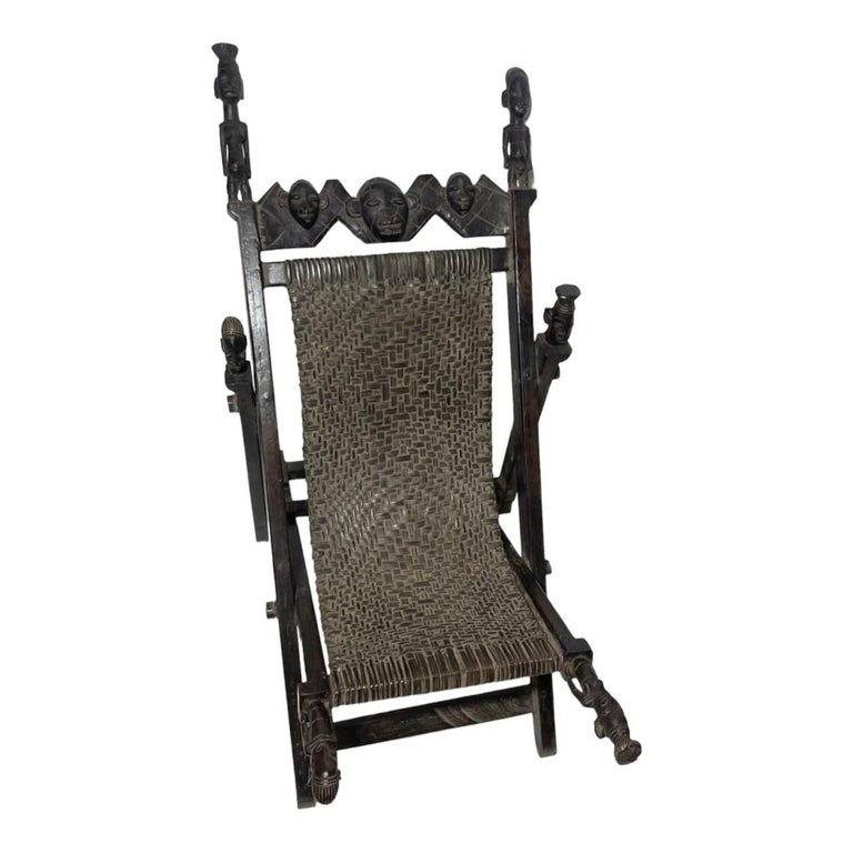 20th Century Vintage African Mangbetu Royal Chair For Sale at 1stDibs