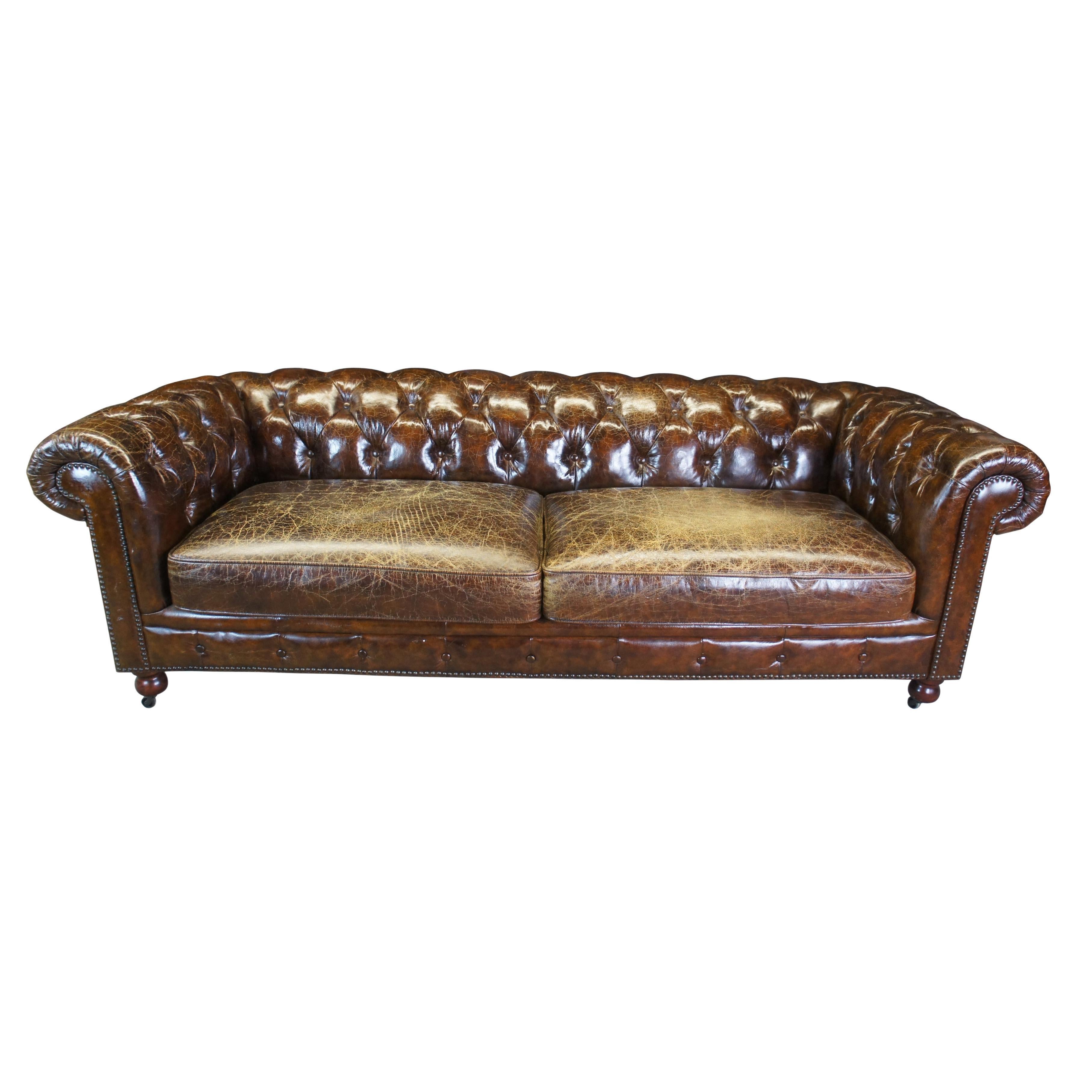 20th Century English Chesterfield Sofa at 1stDibs