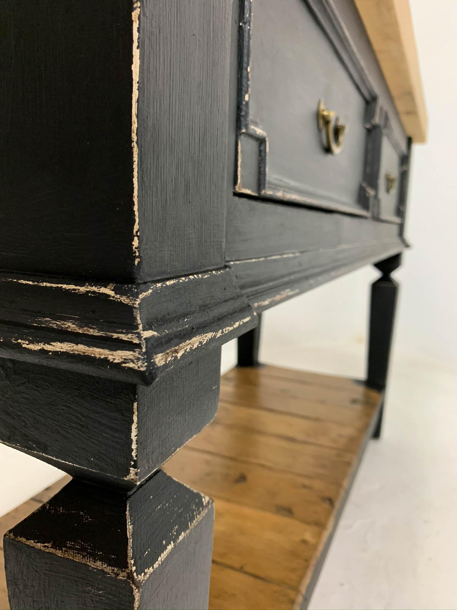 Early 20th Century 20th Century Vintage Chopping Block Worktable Butcher Block Kitchen Island