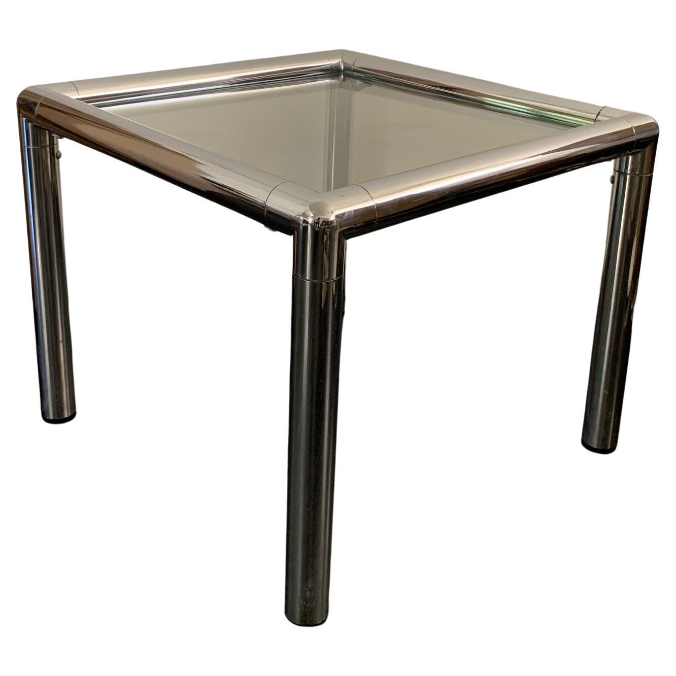 Pair Vintage Brass and Glass 2Tier End Tables, Mid 20th Century at 1stDibs