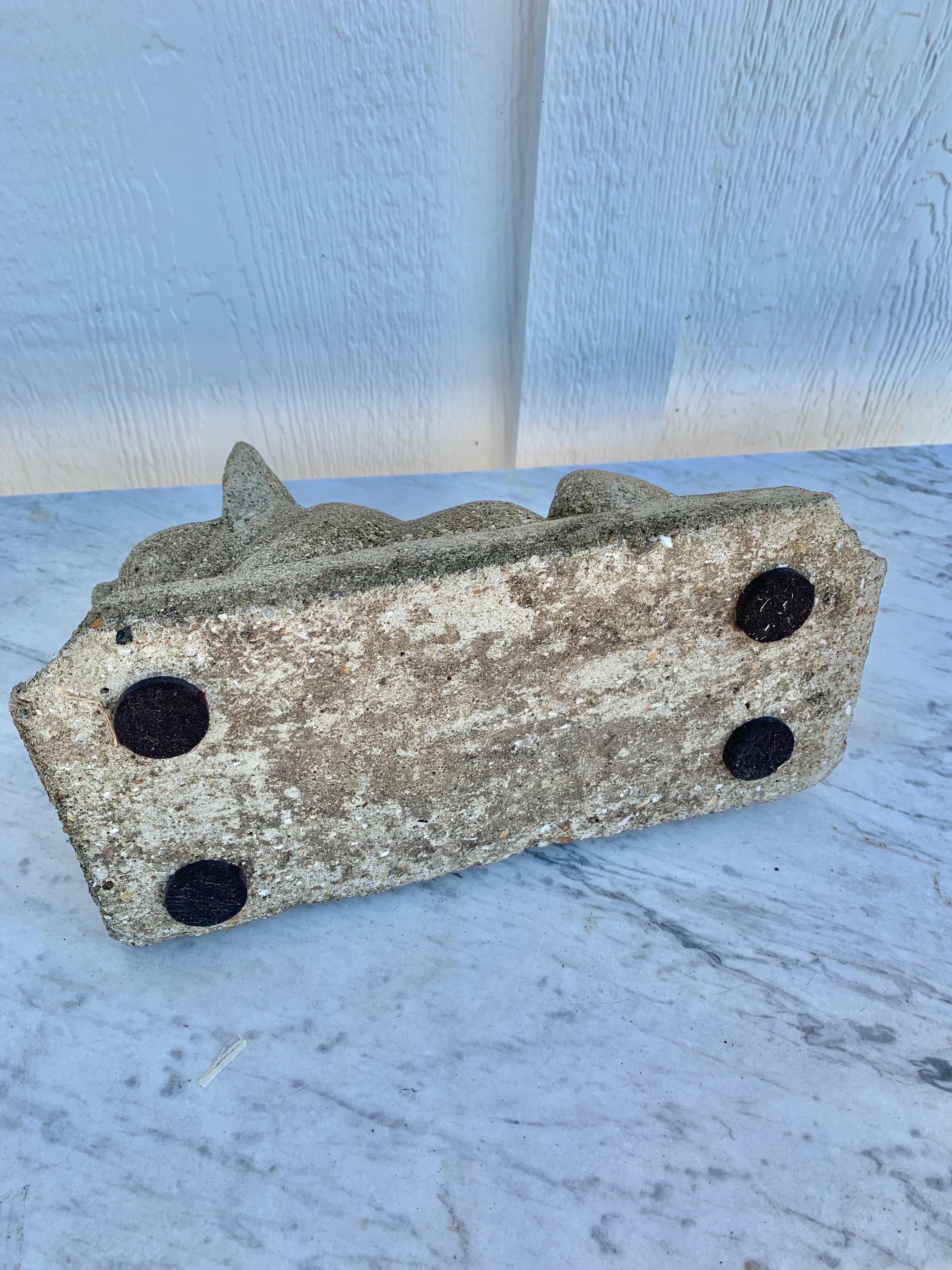 20th Century Vintage Concrete Garden Pig Statue 6