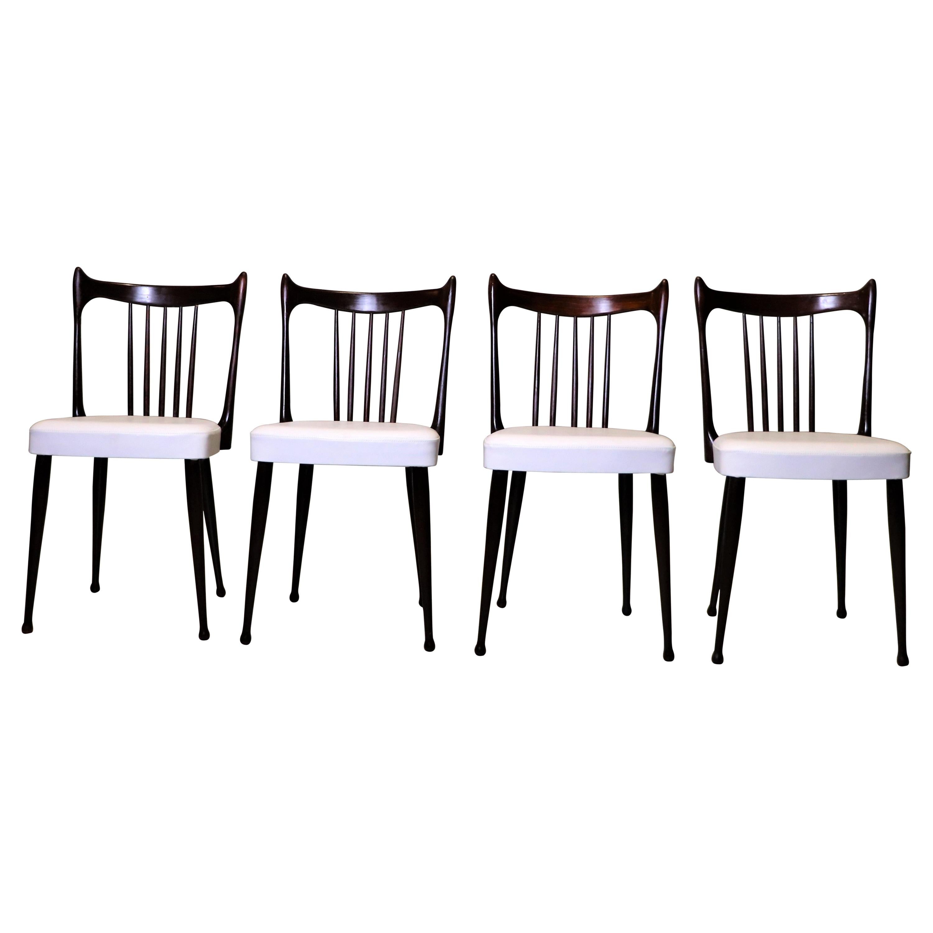 Set of 8+2 20th Century Gothic Oak Panel Back Dining Chairs at 1stDibs