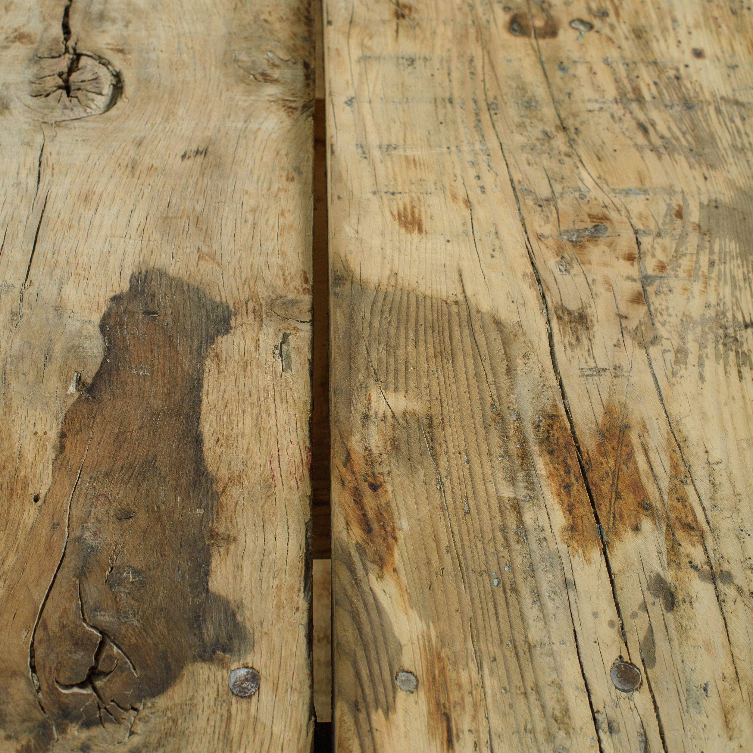 20th Century Vintage French Double Drawer Island For Sale 1