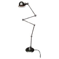 20th Century Vintage French Metal Foldable Floor Lamp in Jieldé Style