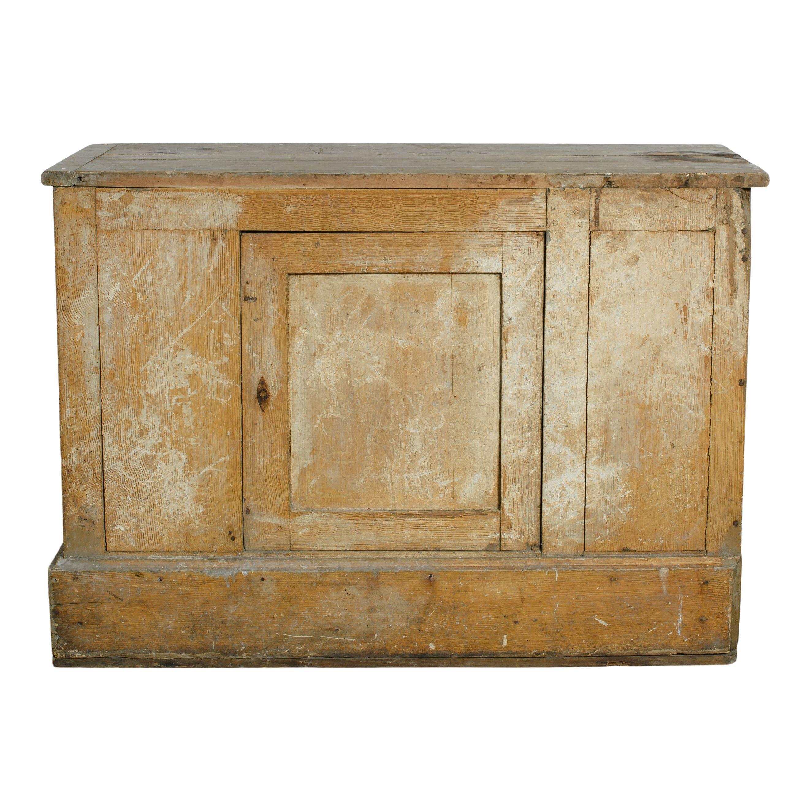 20th Century Vintage French Petit Wood Cabinet For Sale 4