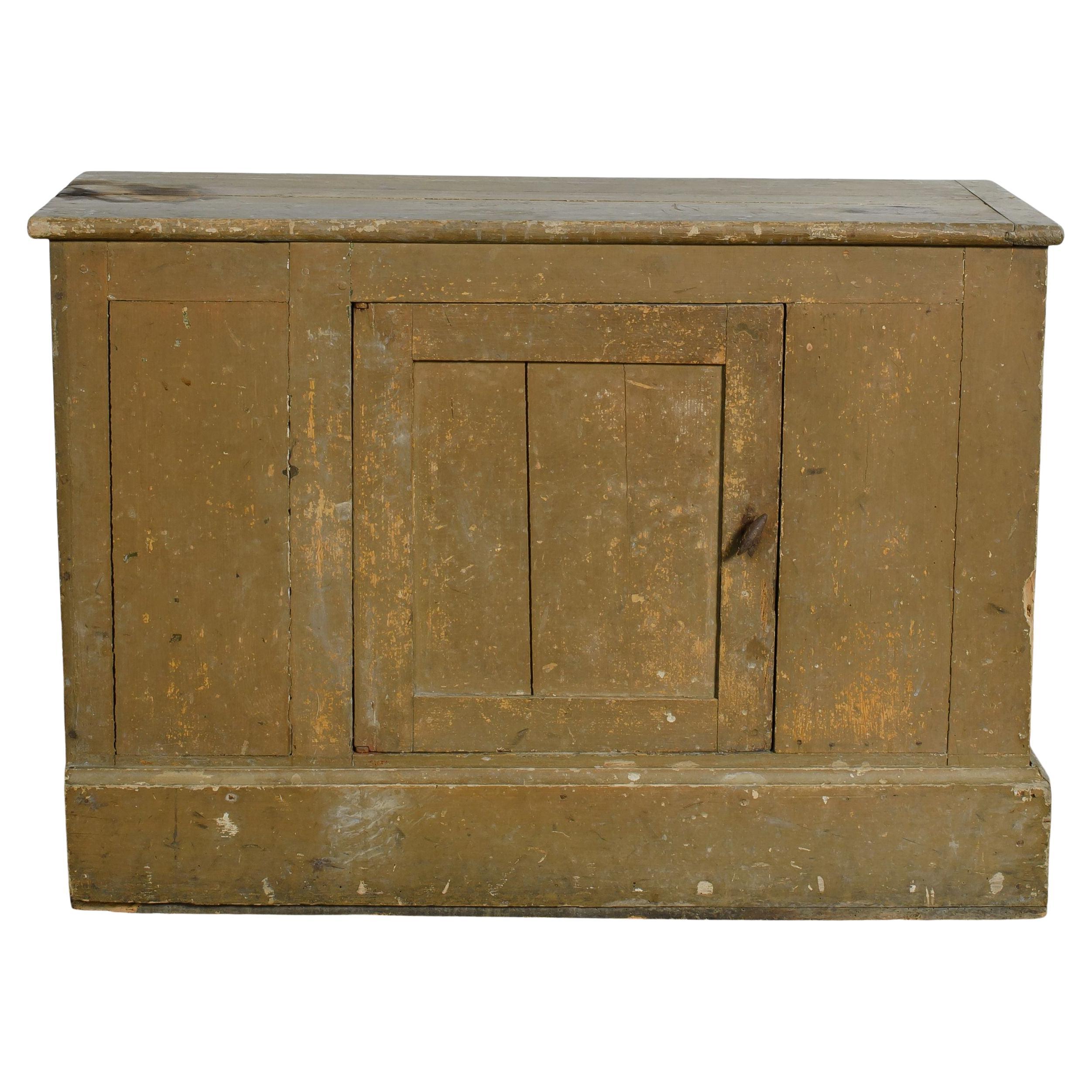 20th Century Vintage French Petit Wood Cabinet