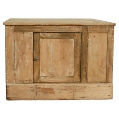 20th Century Antique French Petite Wood Cabinet
