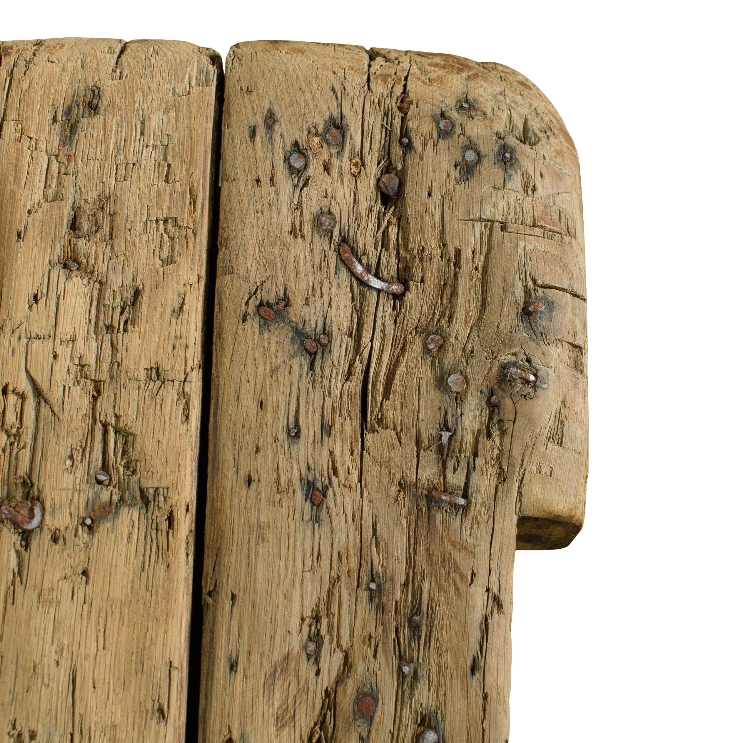 Bois Table basse en bois français vintage du 20e siècle en vente