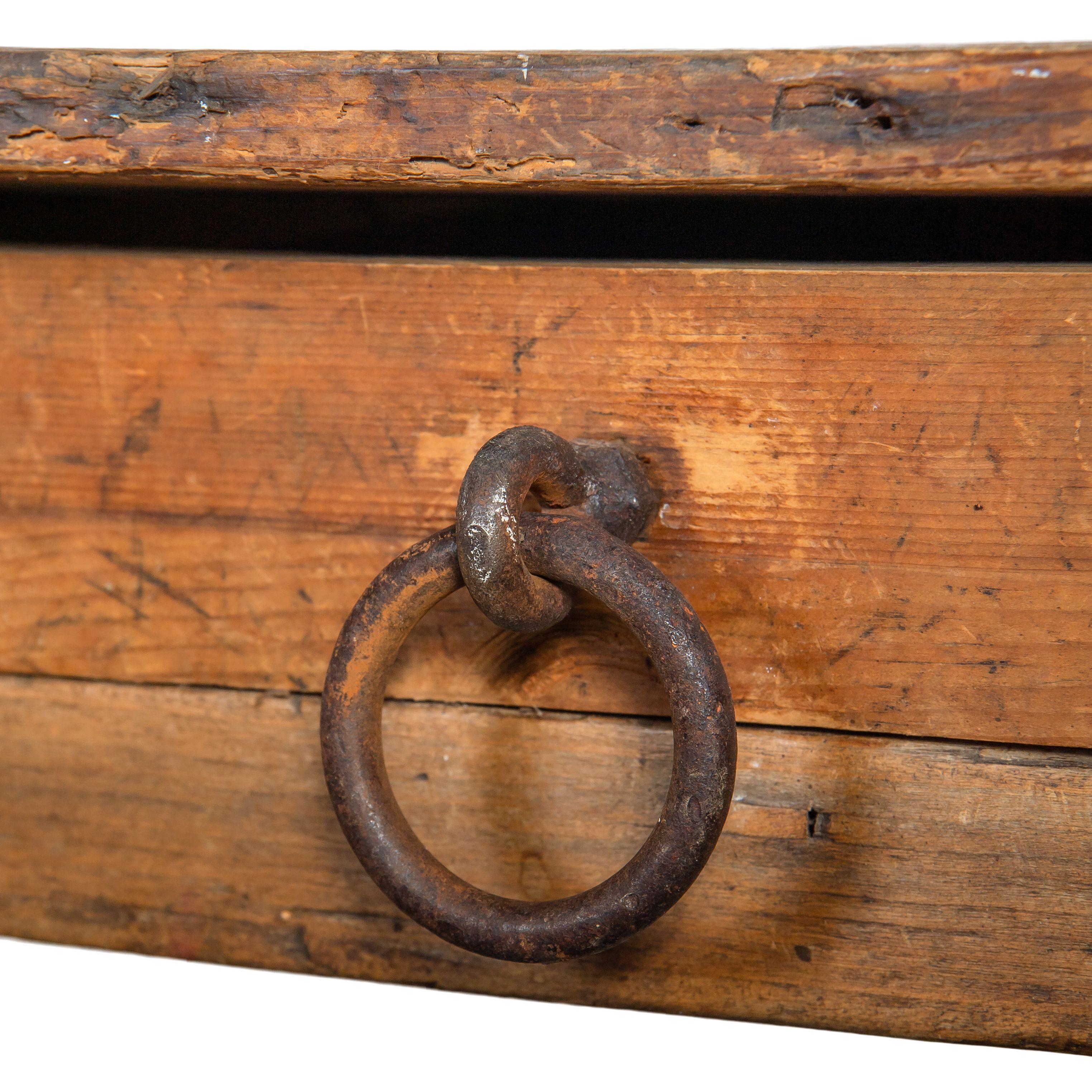 20th Century Vintage French Wood Table For Sale 1