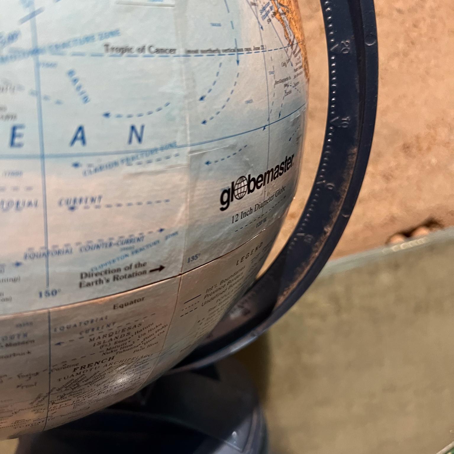 20th Century Vintage Globemaster World Globe For Sale 6