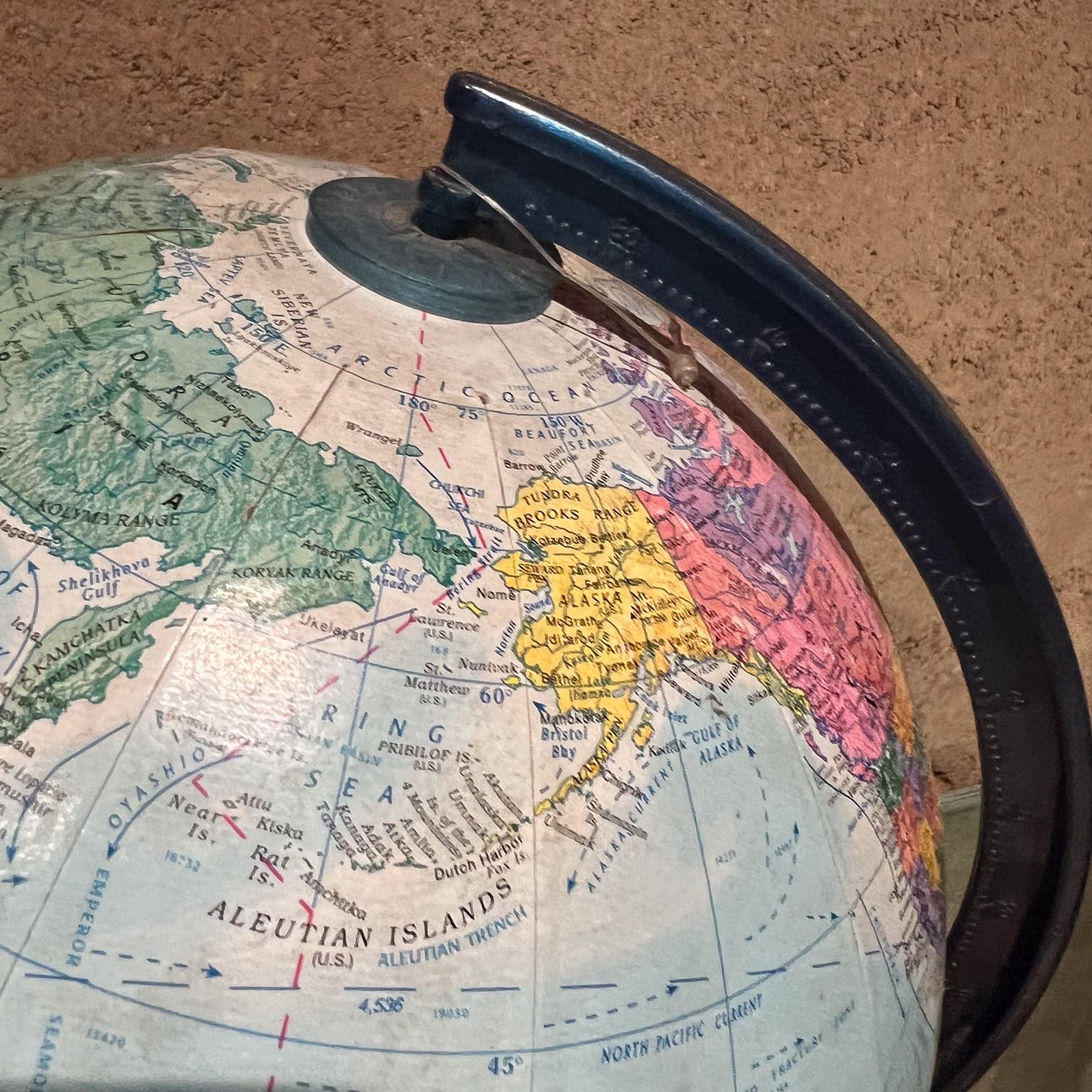 20th Century Vintage Globemaster World Globe For Sale 7