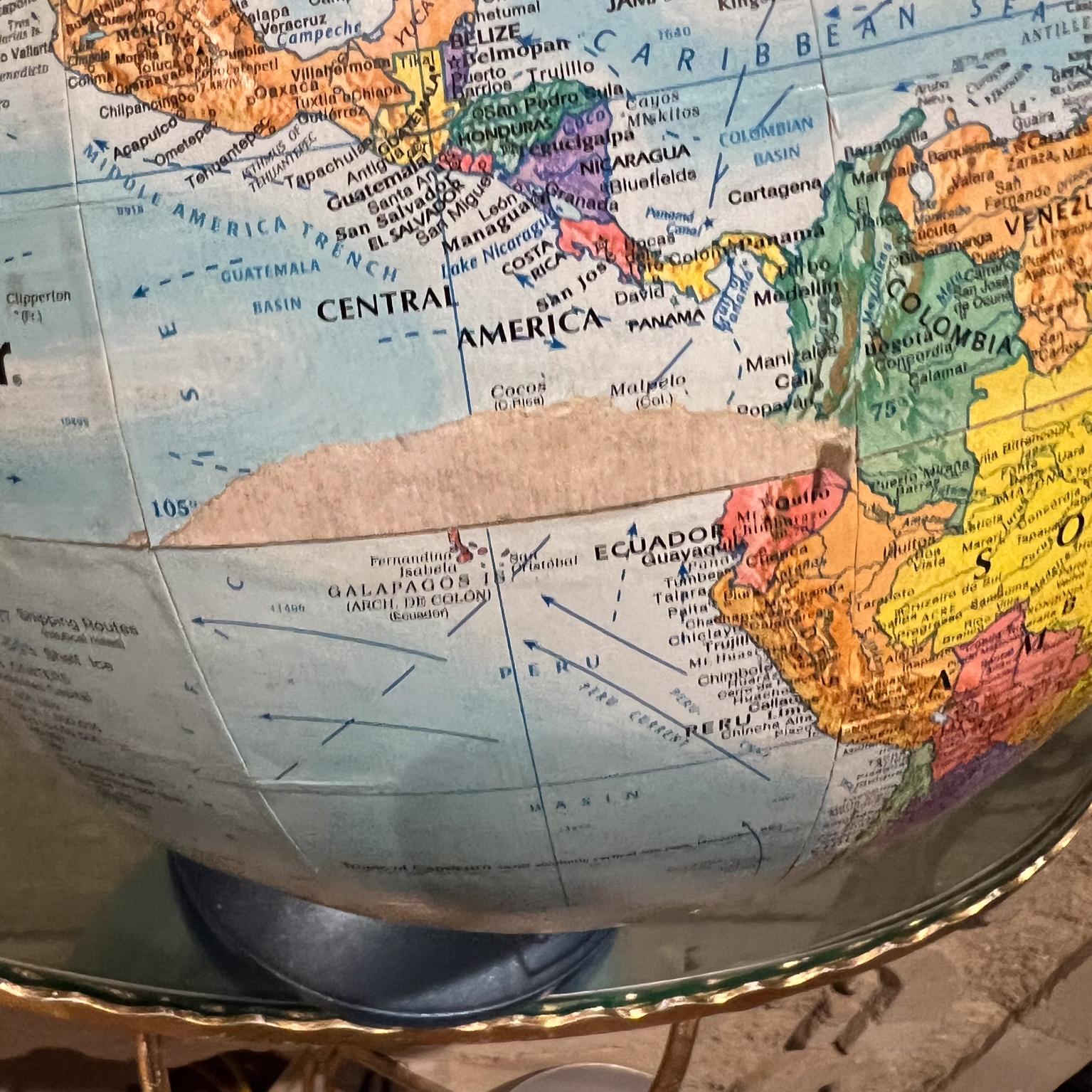 20th Century Vintage Globemaster World Globe For Sale 1