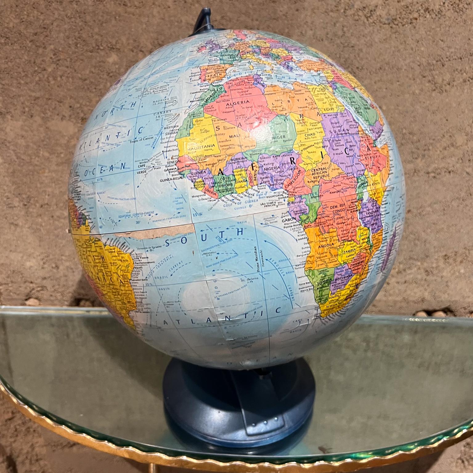 20th Century Vintage Globemaster World Globe For Sale 2