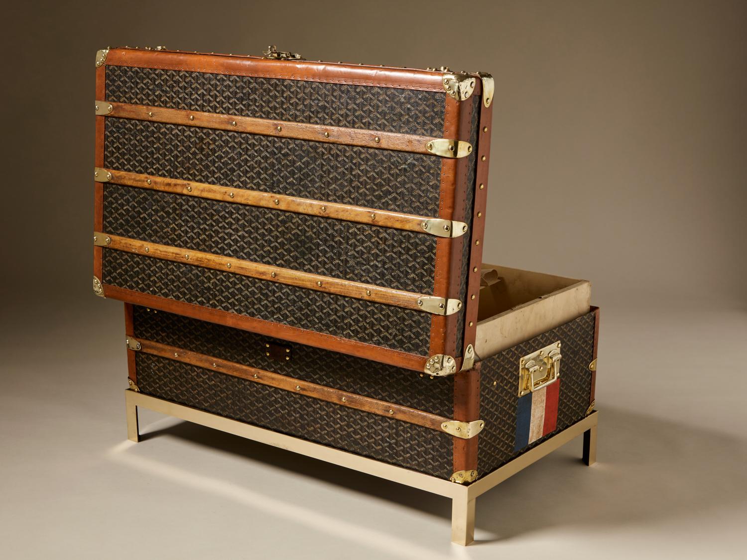 goyard trunk vintage