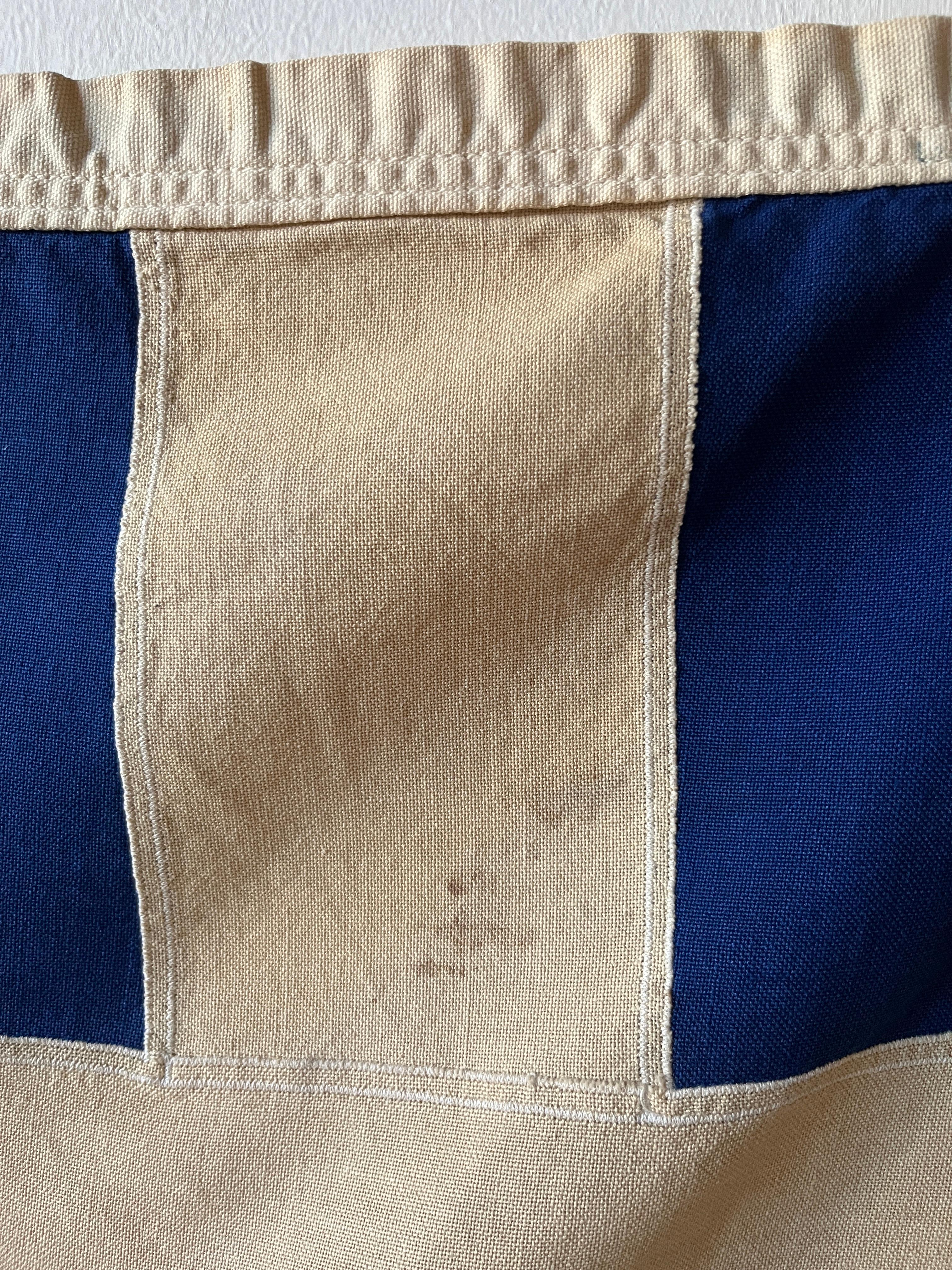 Metal 20th Century Vintage Greek Flag by Defiance, Cotton Bunting