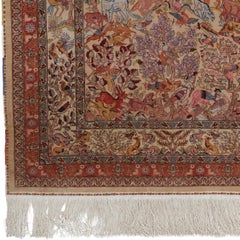 20th Century Vintage Hereke Silk Rug